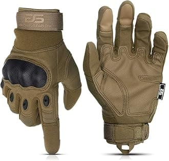 Glove StationThe Combat Motorcycle Gloves - Tactical Gloves with Touchscreen for Outdoor Sports, BMX, Dirt Bike and Cycling