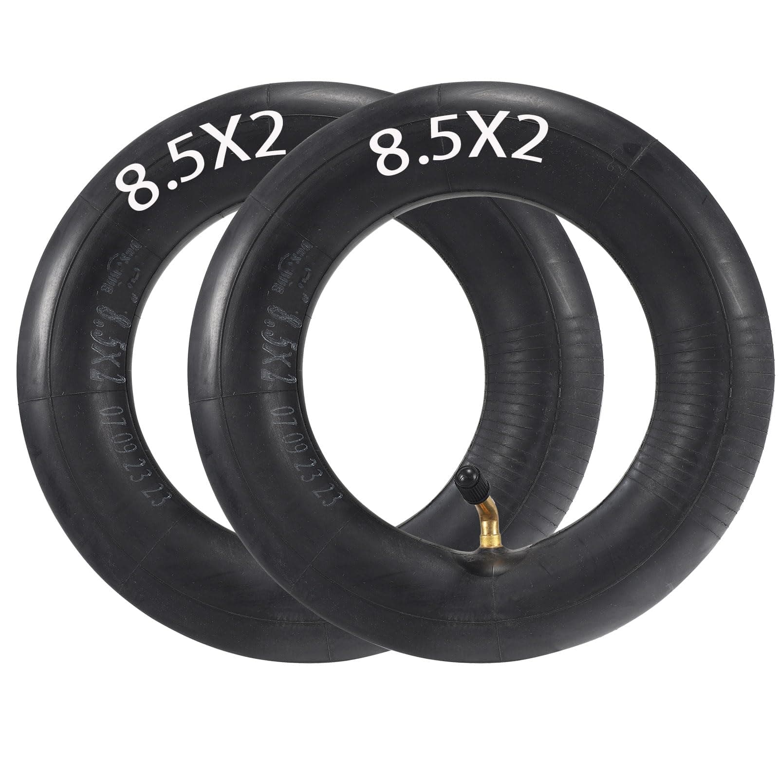 2-pack 8.5x2 inner tube,8 1/2x2 inner tube Bent Valve Replacement for Gotrax Electric scooter Compatible with okai/Gotrax GXL V2 Thicker Inflatable Scooter Replacement Wheels