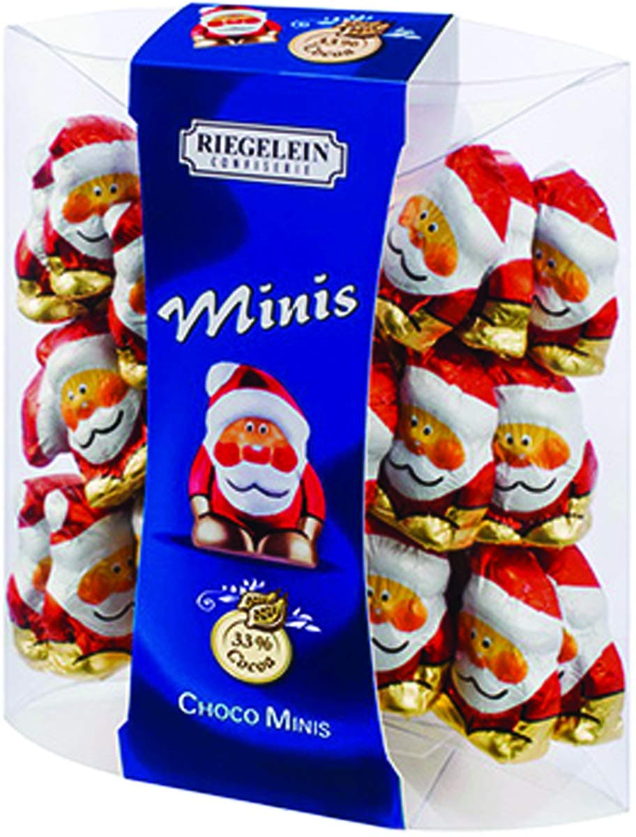 Mini Santa Solid 33% Milk Chocolate Christmas Stocking 3.5 Oz