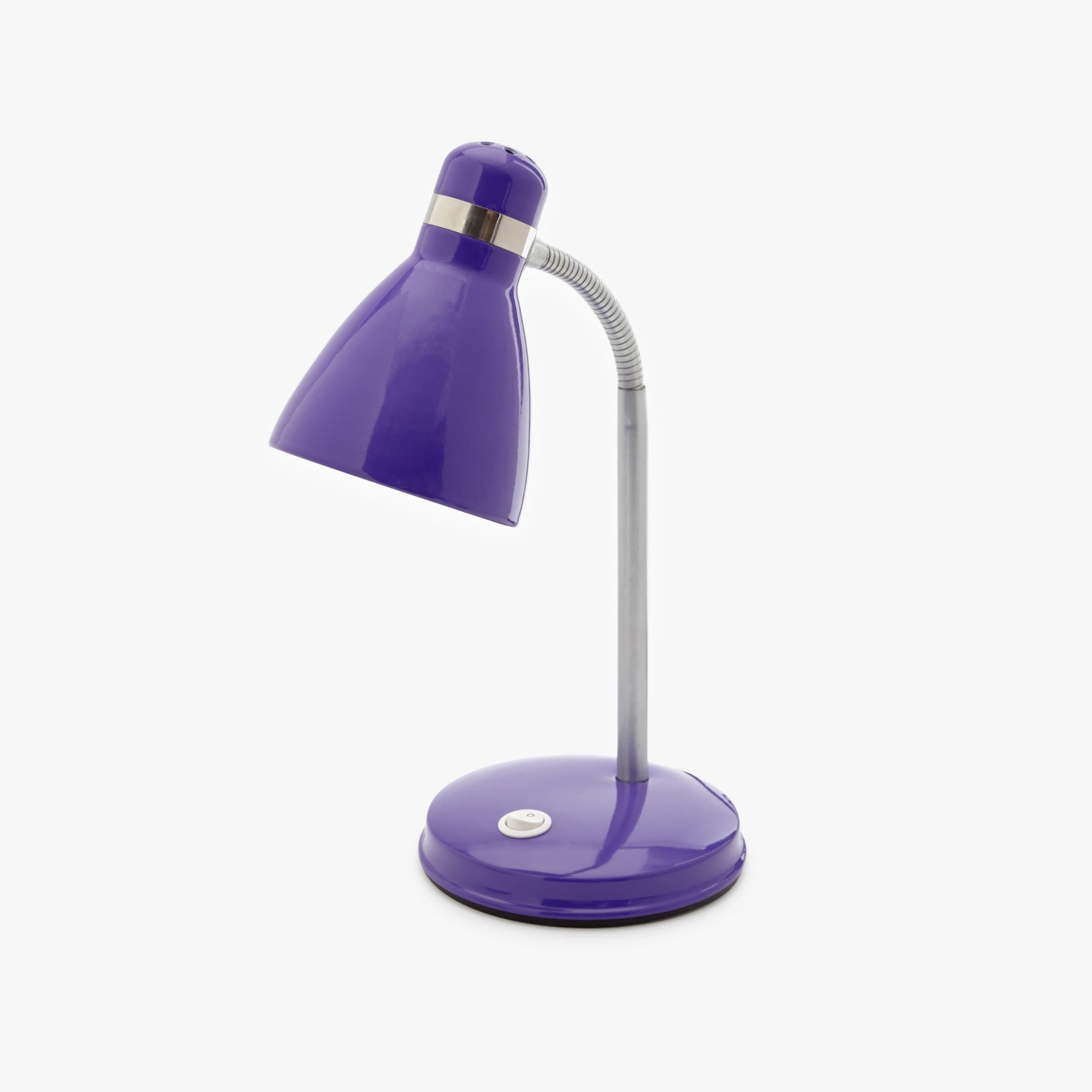 Small Desk Lamp, Sturdy Base and Goose Neck