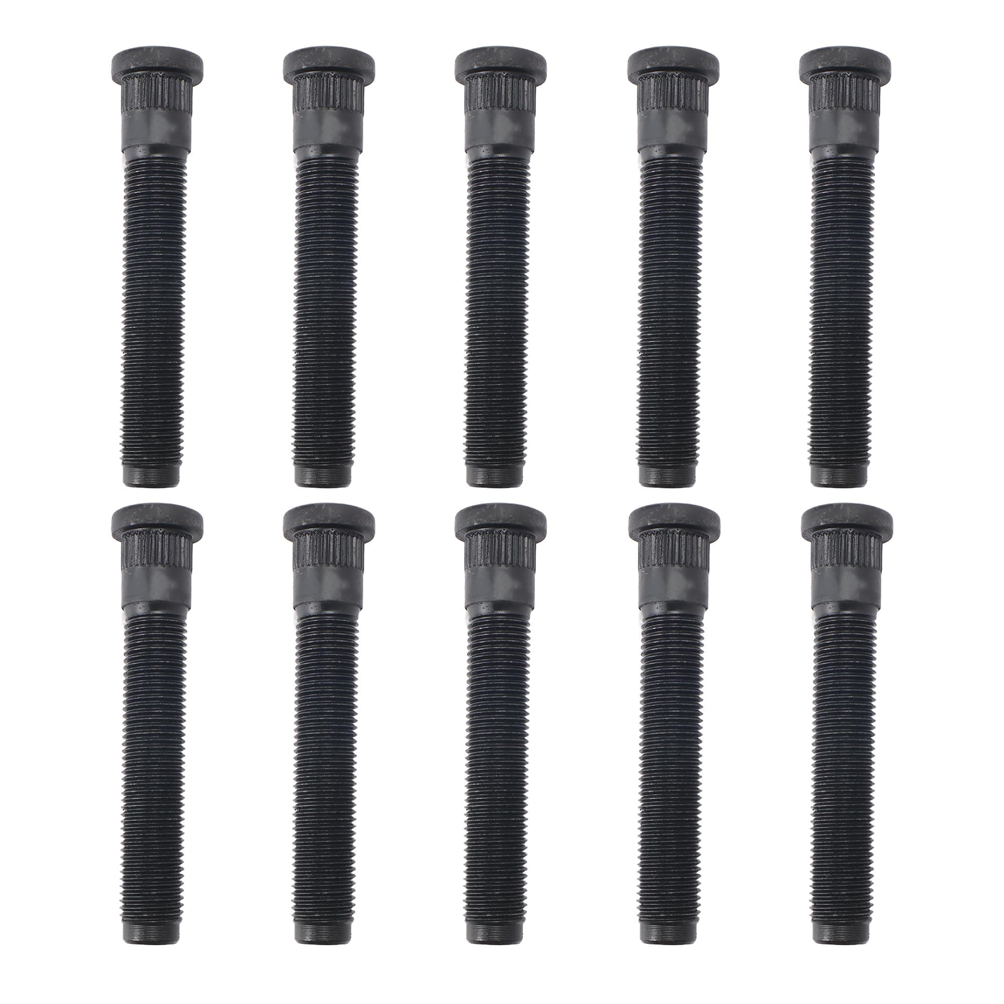 Rear Wheel Lug Stud Compatible with Dodge Ram 4500 2013-2022, for Dodge Ram 5500 2013-2022, Replacement Part Number# 6509420AA, Pack of 10pcs