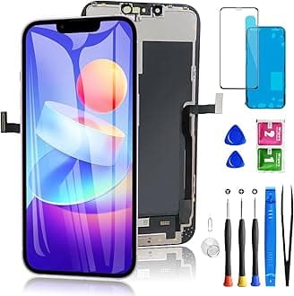 for iPhone 13 Pro Max Screen Replacement 6.7 Inch, 3D Touch LCD Display for A2484, A2641, A2644, A2645, A2643, with Repair Tools Kit+Waterproof Frame Adhesive Sticker+Screen Tempered Protector