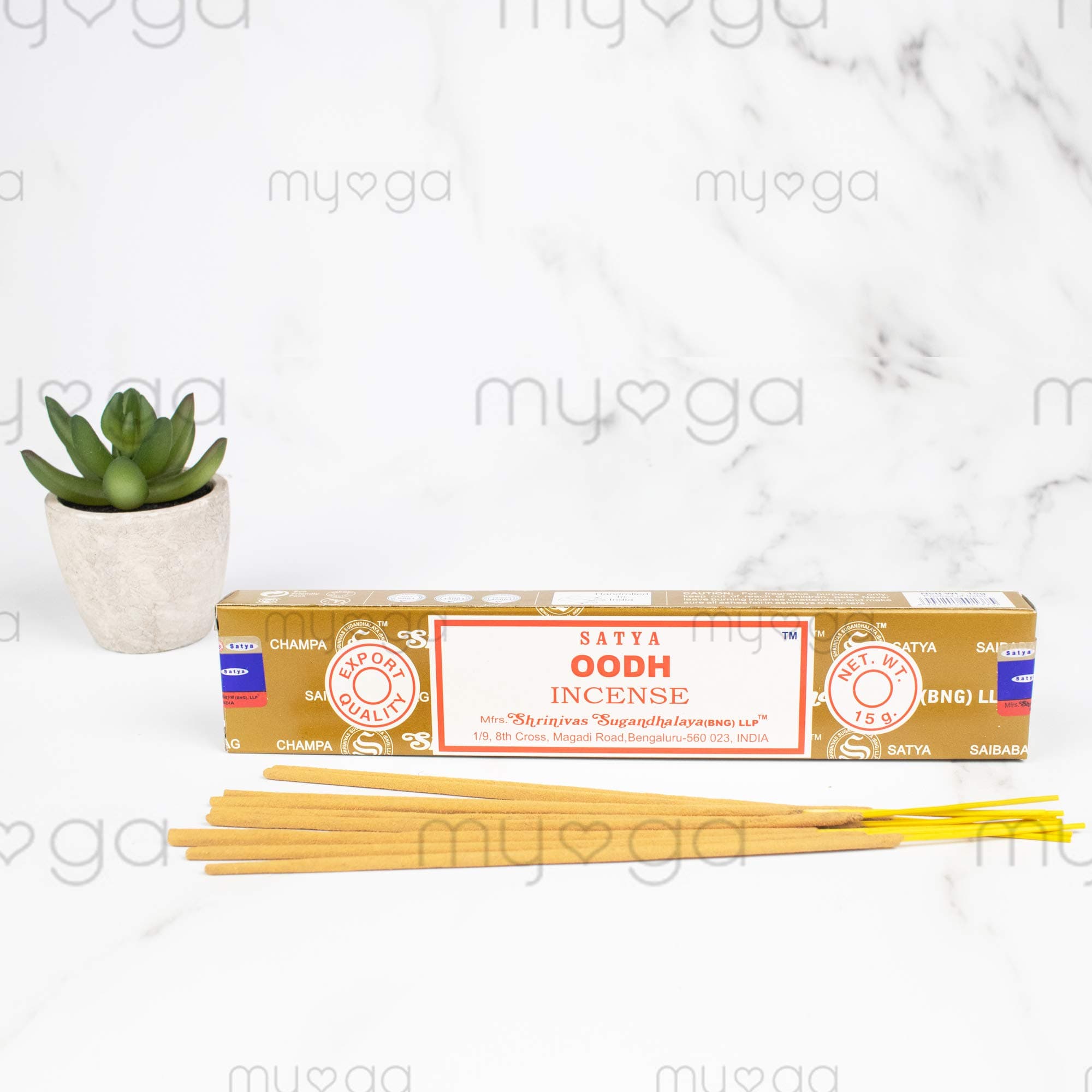 Satya Incense - Oodh - 12 Boxes x 15 g