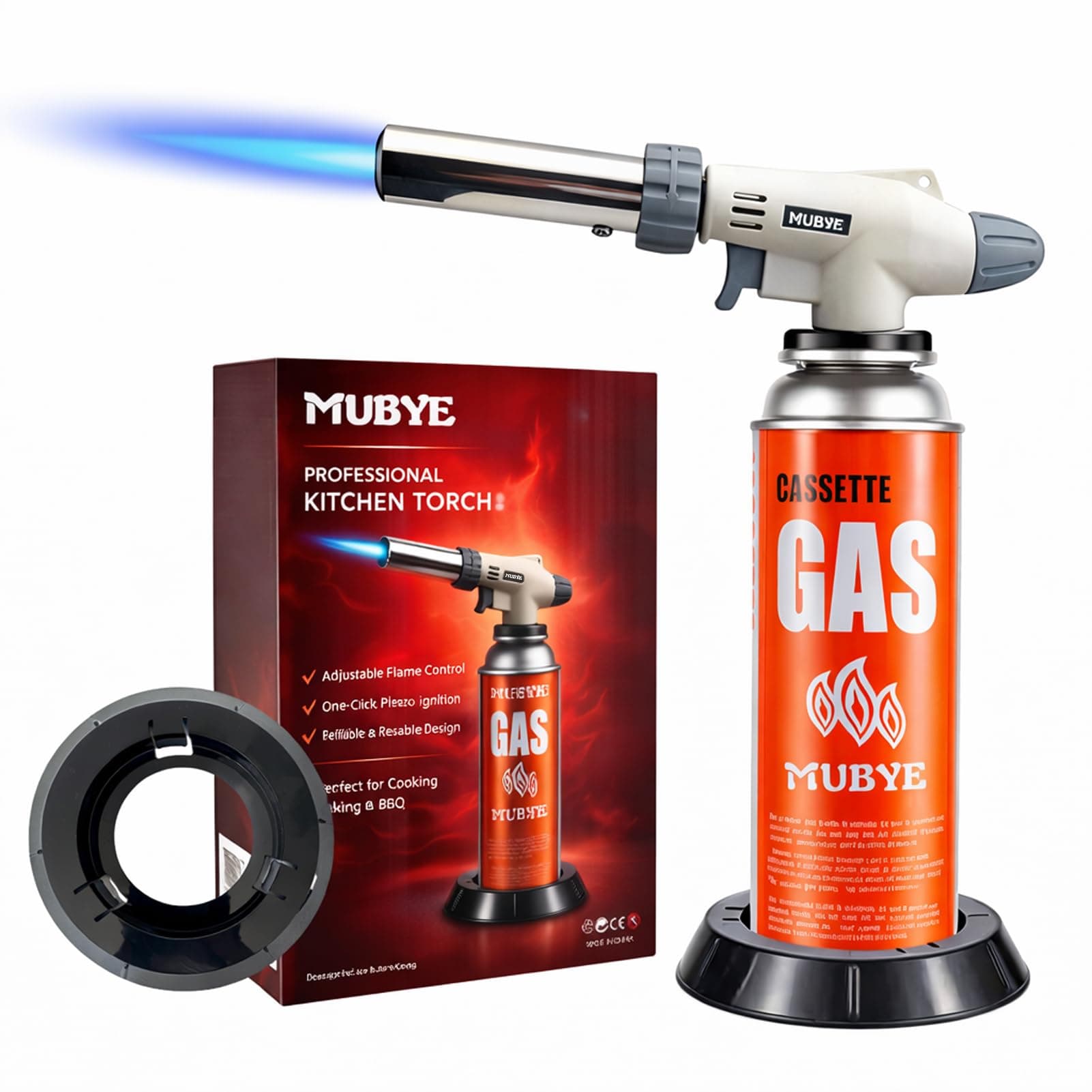 Butane TorcButane Kitchen Torch with Stabilizing Stand 516C