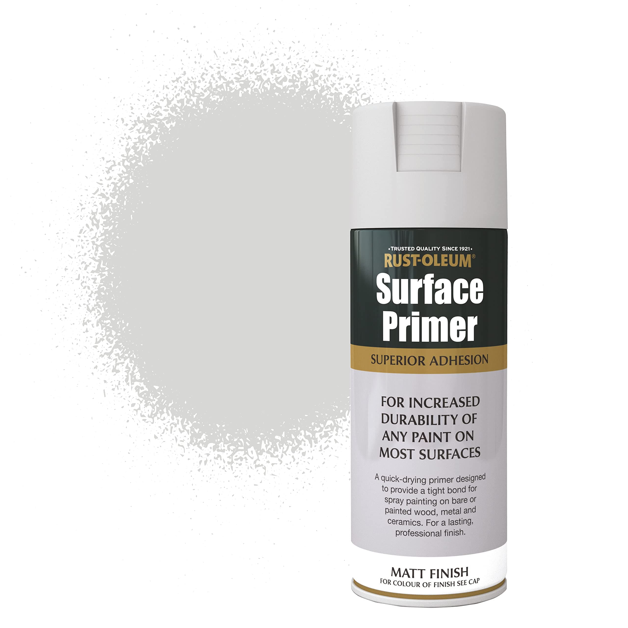 Rust-Oleum 400ml Surface Primer Spray Paint - Grey Matt