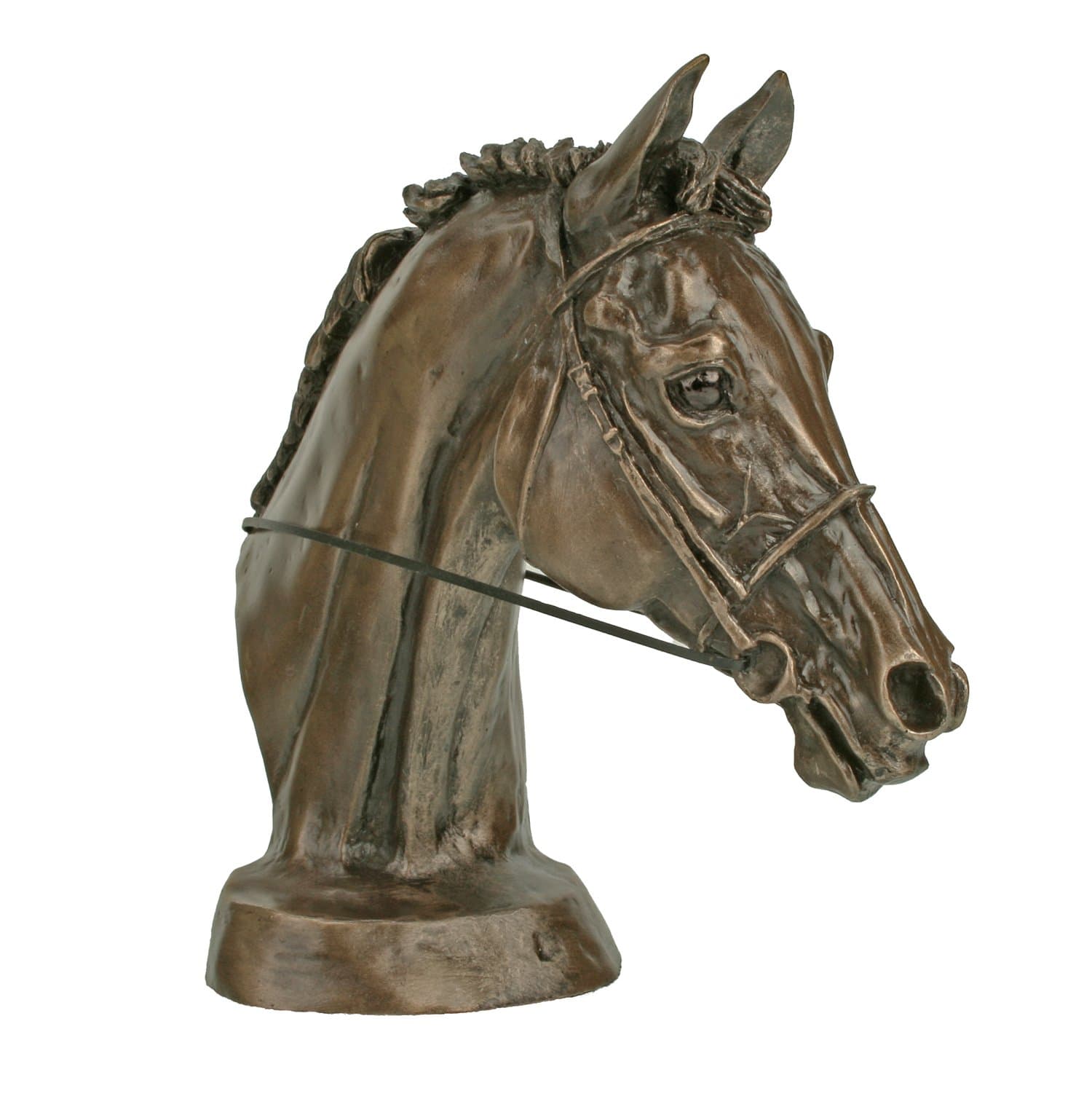 Harriet Glen Bronze Horse Eventer Head Signed