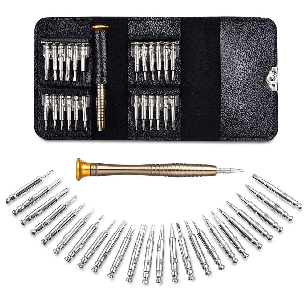 25 in 1 Precision Screwdriver Set Multi Pocket Repair Tool Kit for laptop/mobile phones/spectacles/watch (25 in 1 Tool Kit)