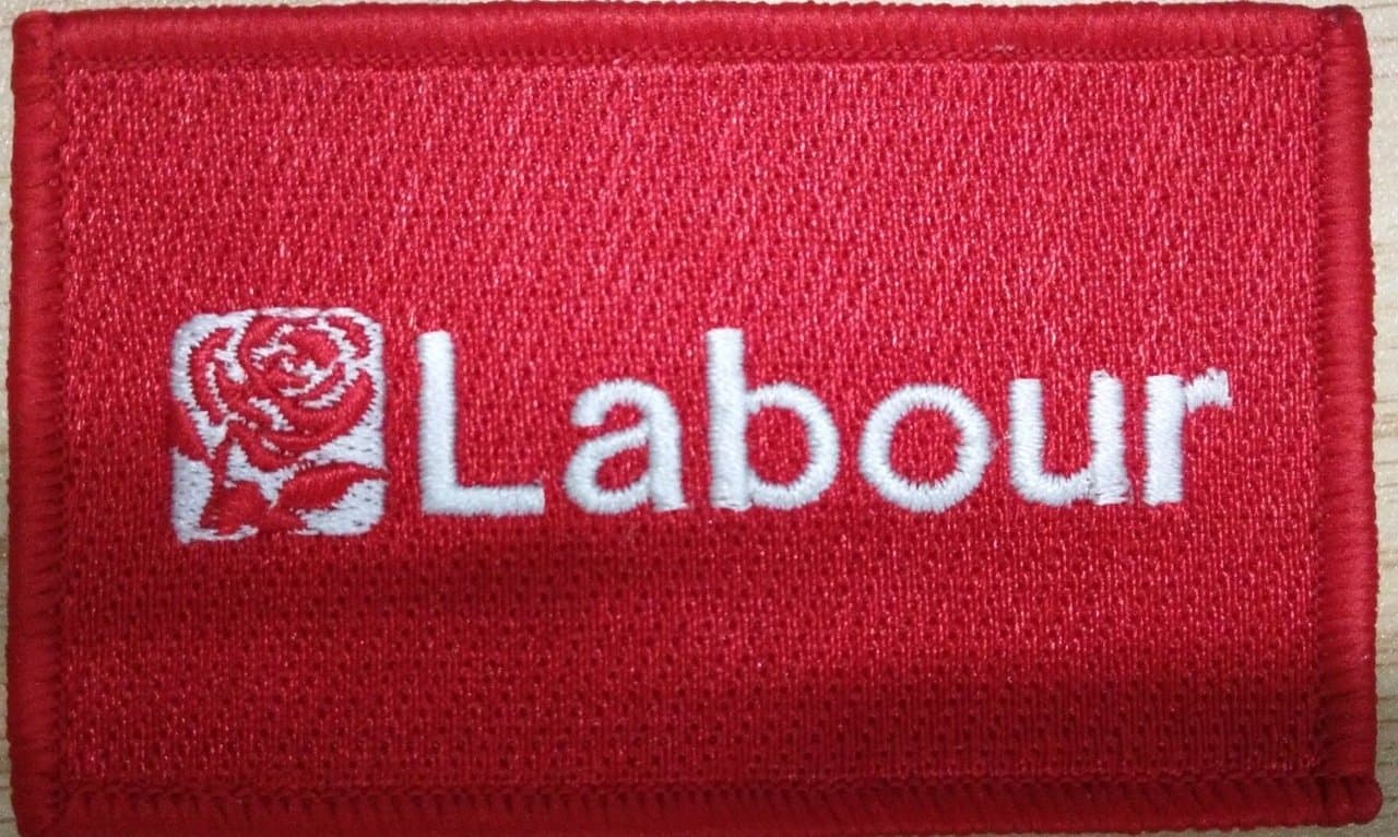Sew-On Labour Party Embroided Iron On Patch…