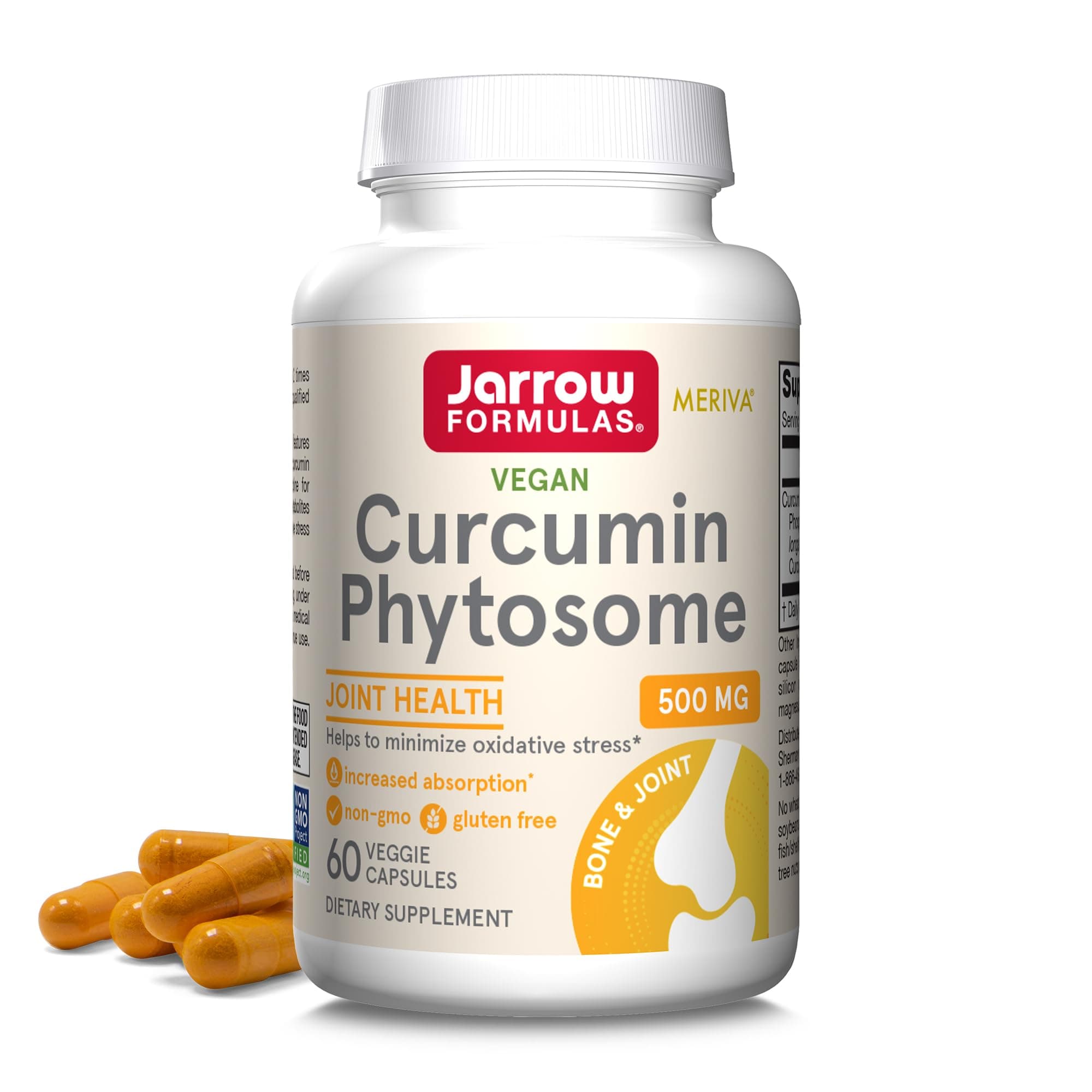 Formulas Curcumin Phytosome Nutritional Supplements, 500 mg, 60 Count