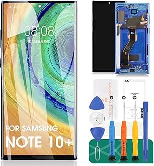 OLED for Samsung Note 10 Plus Screen Replacement for Samsung Galaxy Note 10 Plus 4g/5g LCD Screen for Galaxy SM-N975 SM-N976 LCD Touch Screen Digitizer Assembly Repair Kits with Frame (Blue)