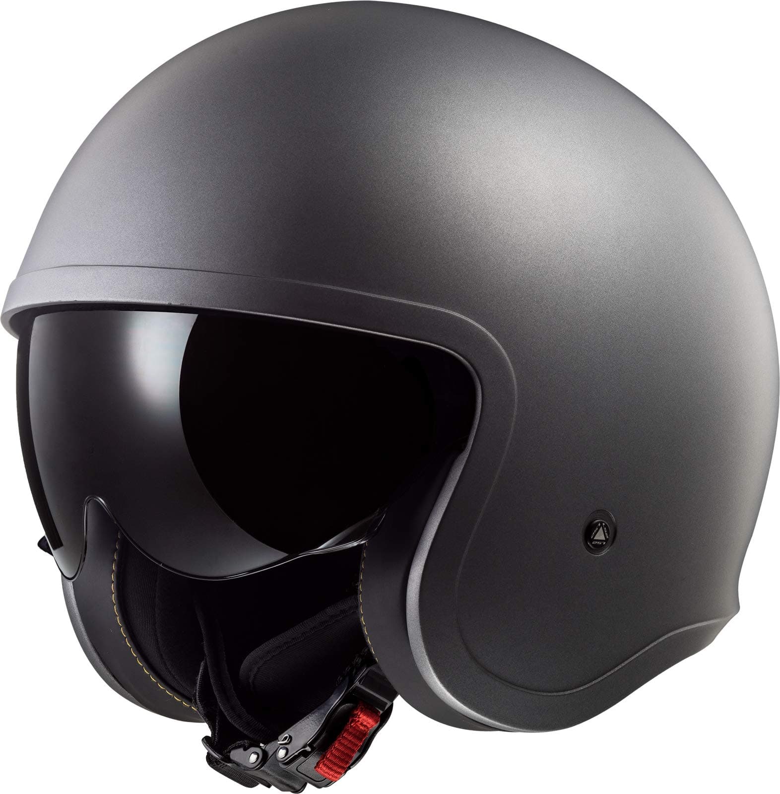 LS2 305991007m Motorcycle Helmets-Spitfire Matt, Titanium, Size M