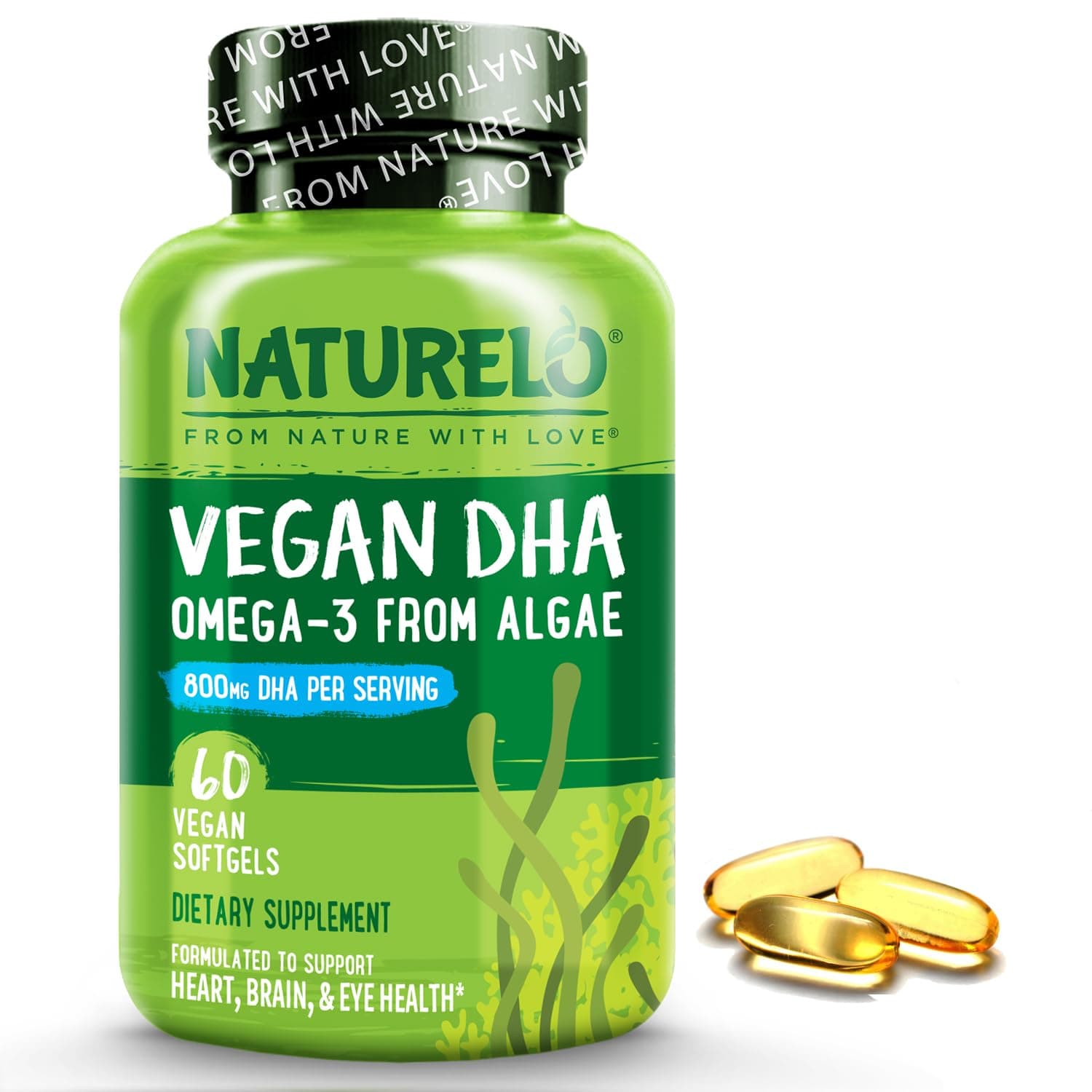 Vegan DHA Omega-3 from Algae, 60 ct