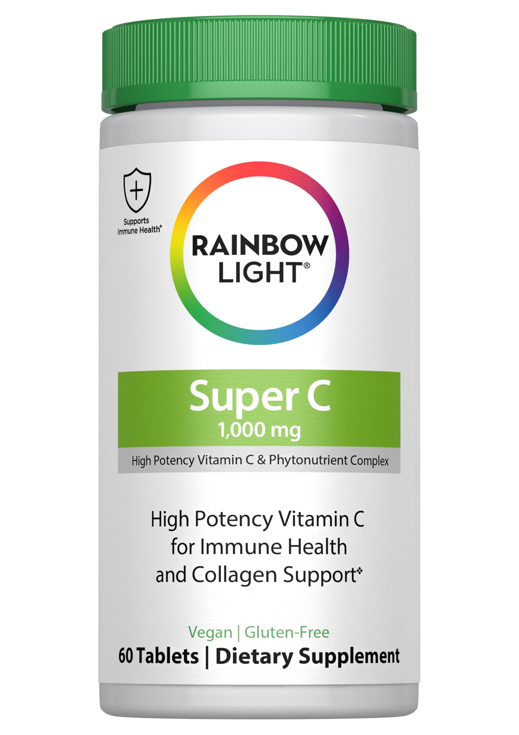 Vitamin C 1,000mg | 60 Tablets | High Potency, Super C & Phytonutrient Complex | Immune Health & Collagen Support | Vegan Supplement