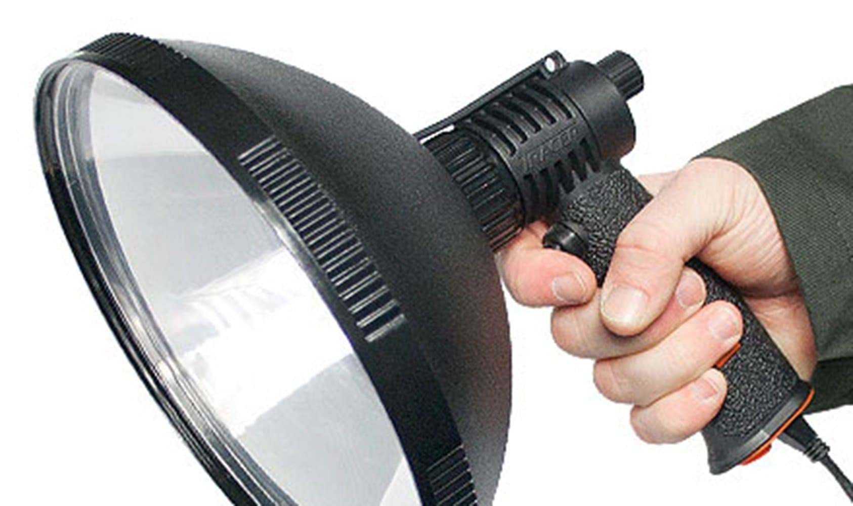 Tracer Lighting - 210 Variable Power Sport Light - TR2100 - Spot Light - Beam or Flood - 100W bulb - Tactical Lights - 800 Meter Beam - Flashlights