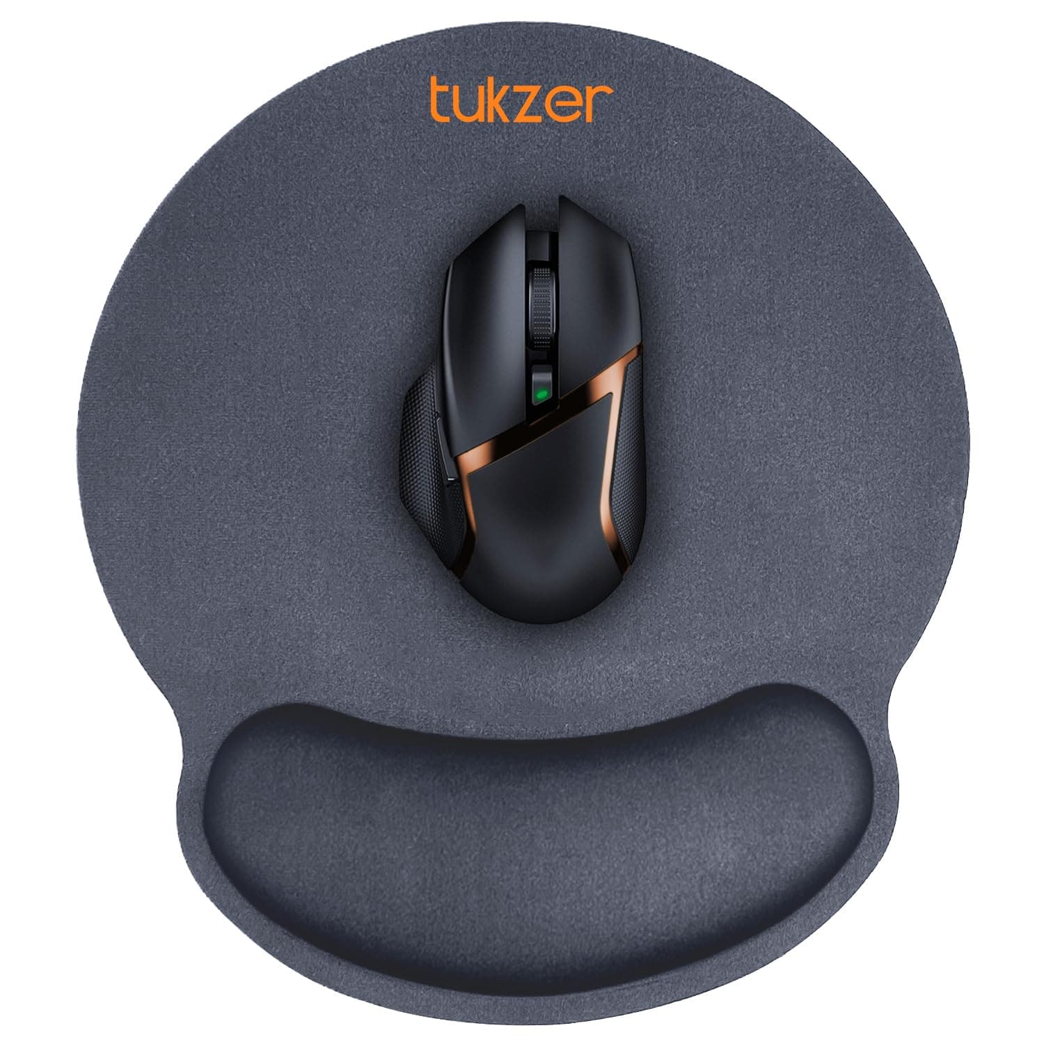 Gel Mouse Pad| Memory Foam Cushion Mousepad with Wrist Support, Ergonomic Design| Non-Slip Rubber Base| Suitable for Gaming, Computer, Laptop, Home & Office Non-Slip Rubber Base (Grey)