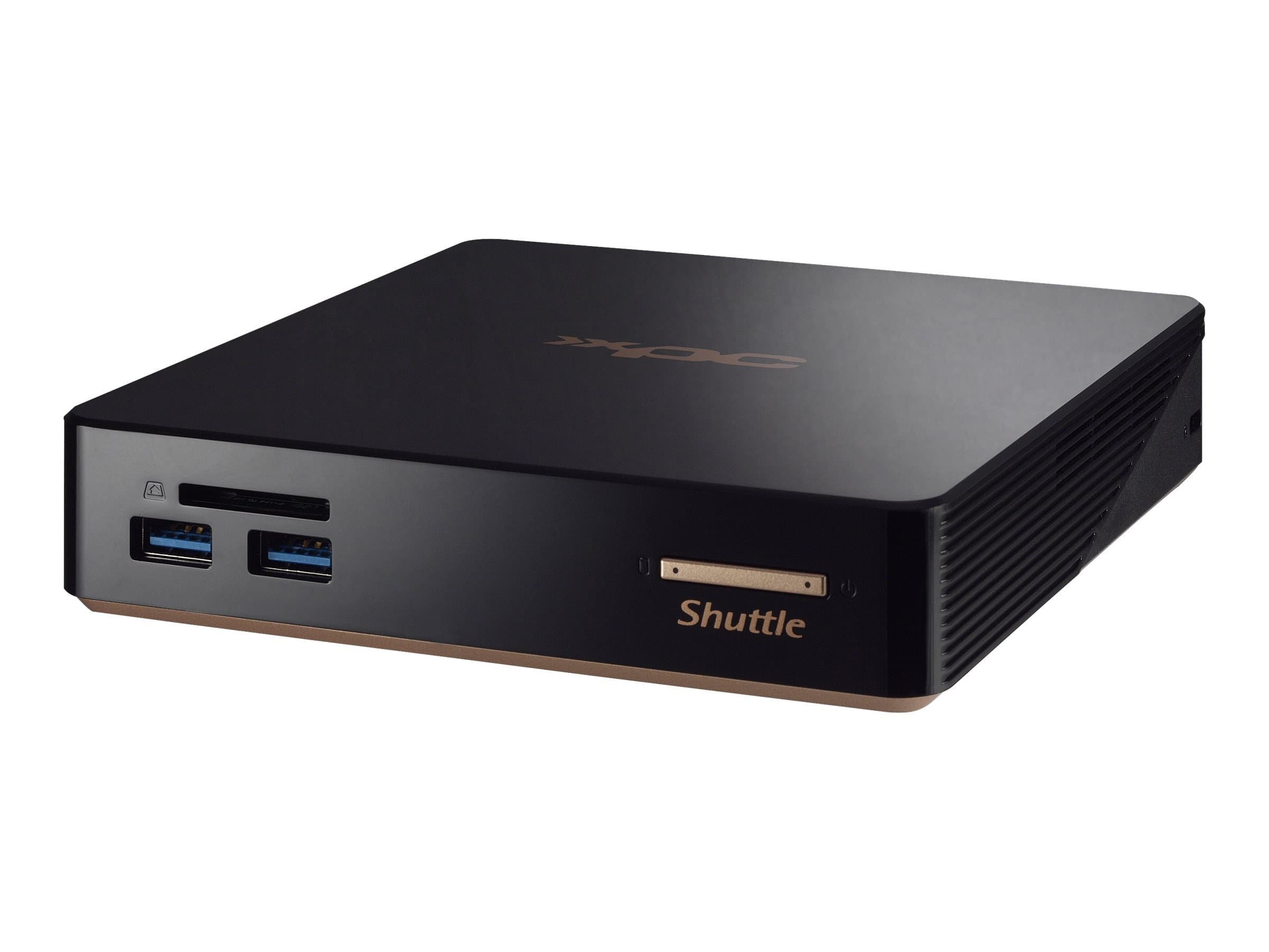 ShuttleXPC Nano NC01U5 Intel Broadwell i5-5200U Mini Barebone PC, Support 4K Ultra HD Video, DDR3L SODIMM Max 16GB