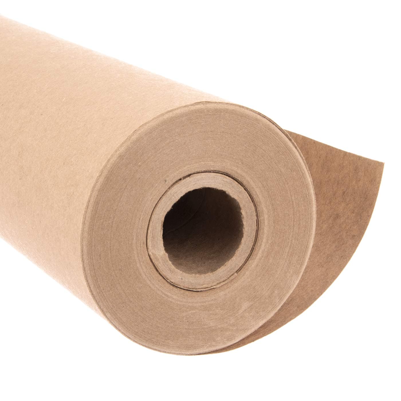 Eco Kraft Wrapping Roll (Jumbo Roll) | Biodegradable Recycled Material | Made in the USA | Multi-use: Natural Wrapping , Table Cover/Runner, Moving, Packing & Shipping | 30” x 1200” (100ft)