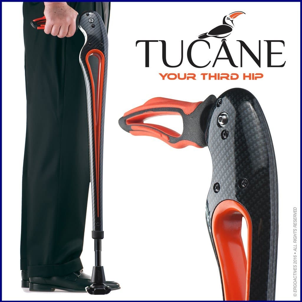 Tucane Lite 8X- Self-Propelled Advanced Walking Stick (8X Lighter Than Old Version)
