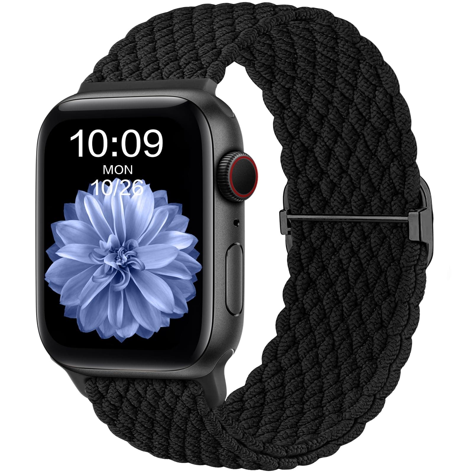 CeMiKa Braided Solo Loop Straps Compatible with Apple Watch Straps 38mm 40mm 41mm 42mm 45mm 44mm 49mm 46mm,Stretchy Elastic Sport Band for iWatch Series 11 10 9 8 7 6 5 4 SE Ultra 3 2 1,Women Men