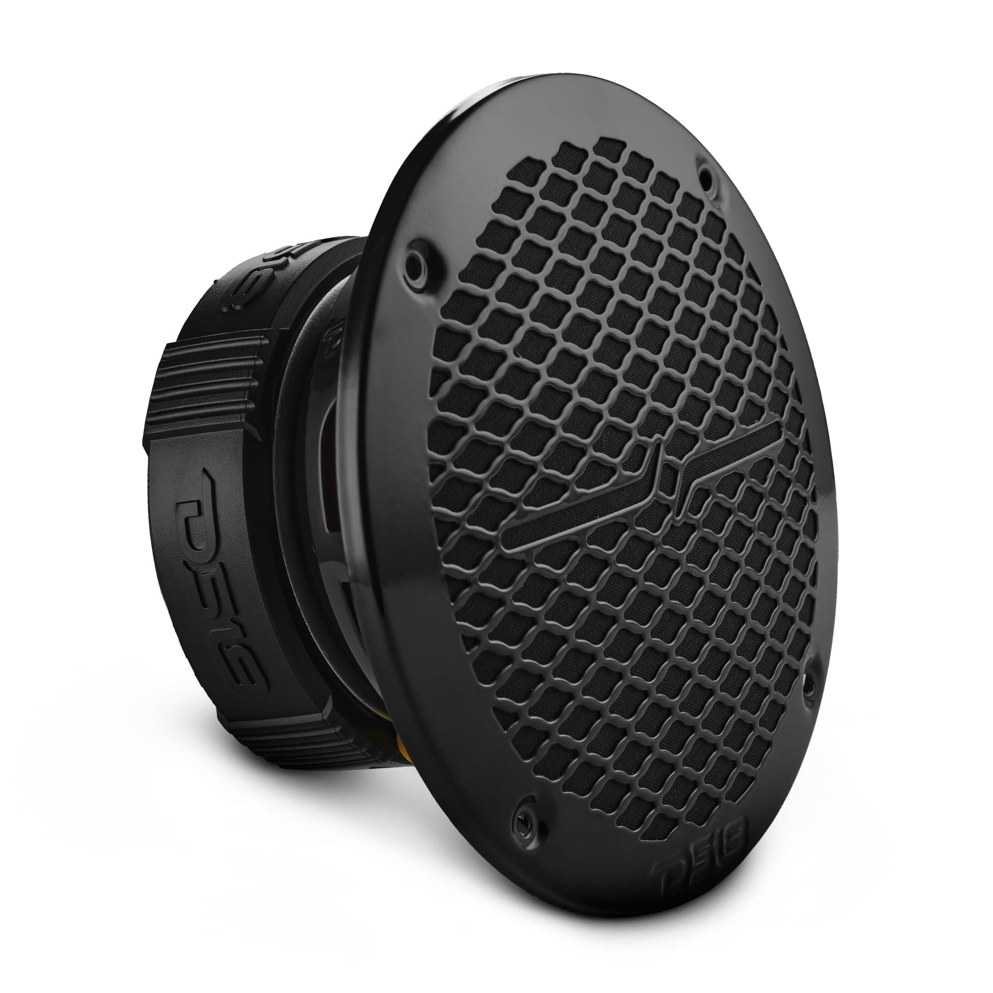 PRO-ZT6 6.5-Inch 2 Way Pro Audio Midrange Speakers with Built-in Bullet Tweeter 4-Ohms 450W Max 225W RMS Water Resistant - Black Metal Mesh Grill Included (1 Speaker)