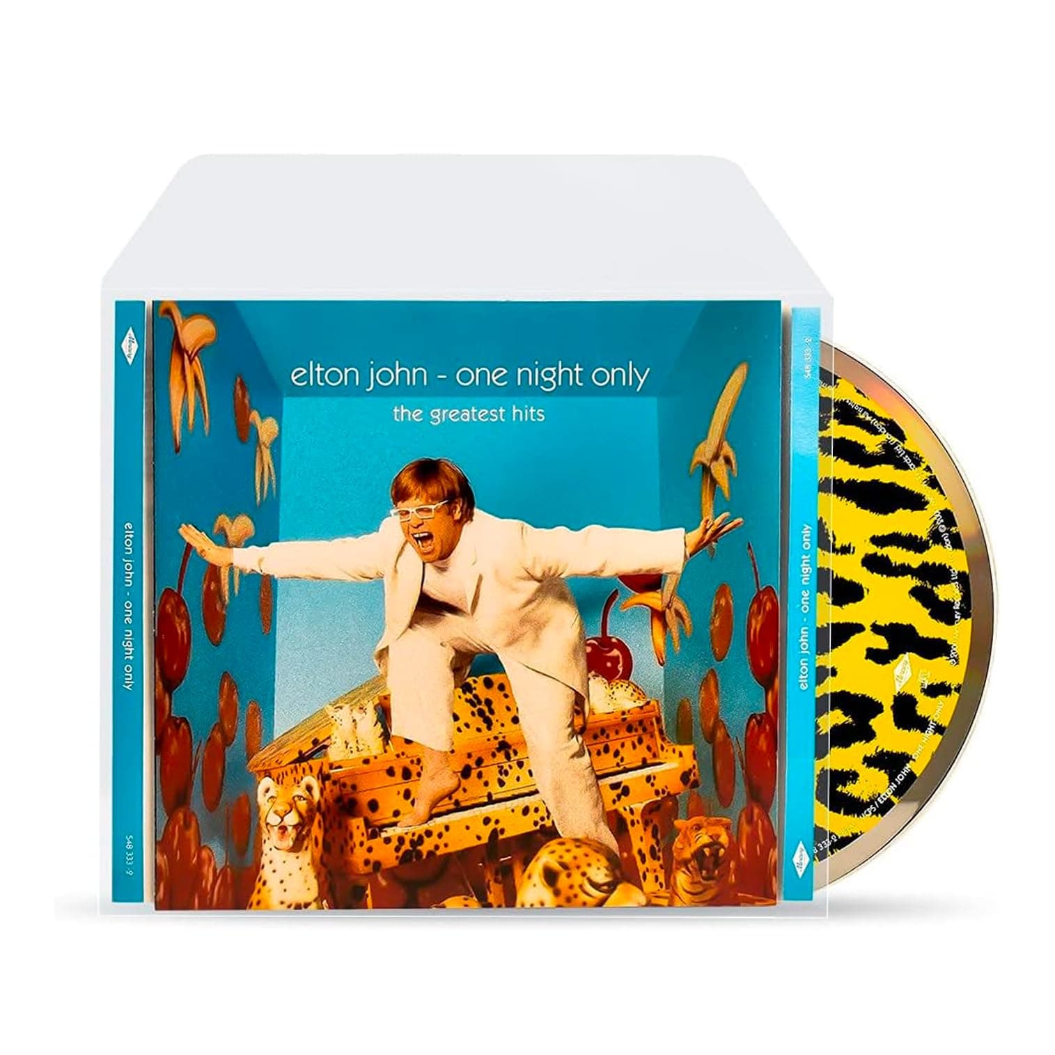 CD Protective Sleeves with Closing Flap, 100/Pack (10292), Orange, Space-Saving Design, Holds 100 CDs, Home & Office Storage