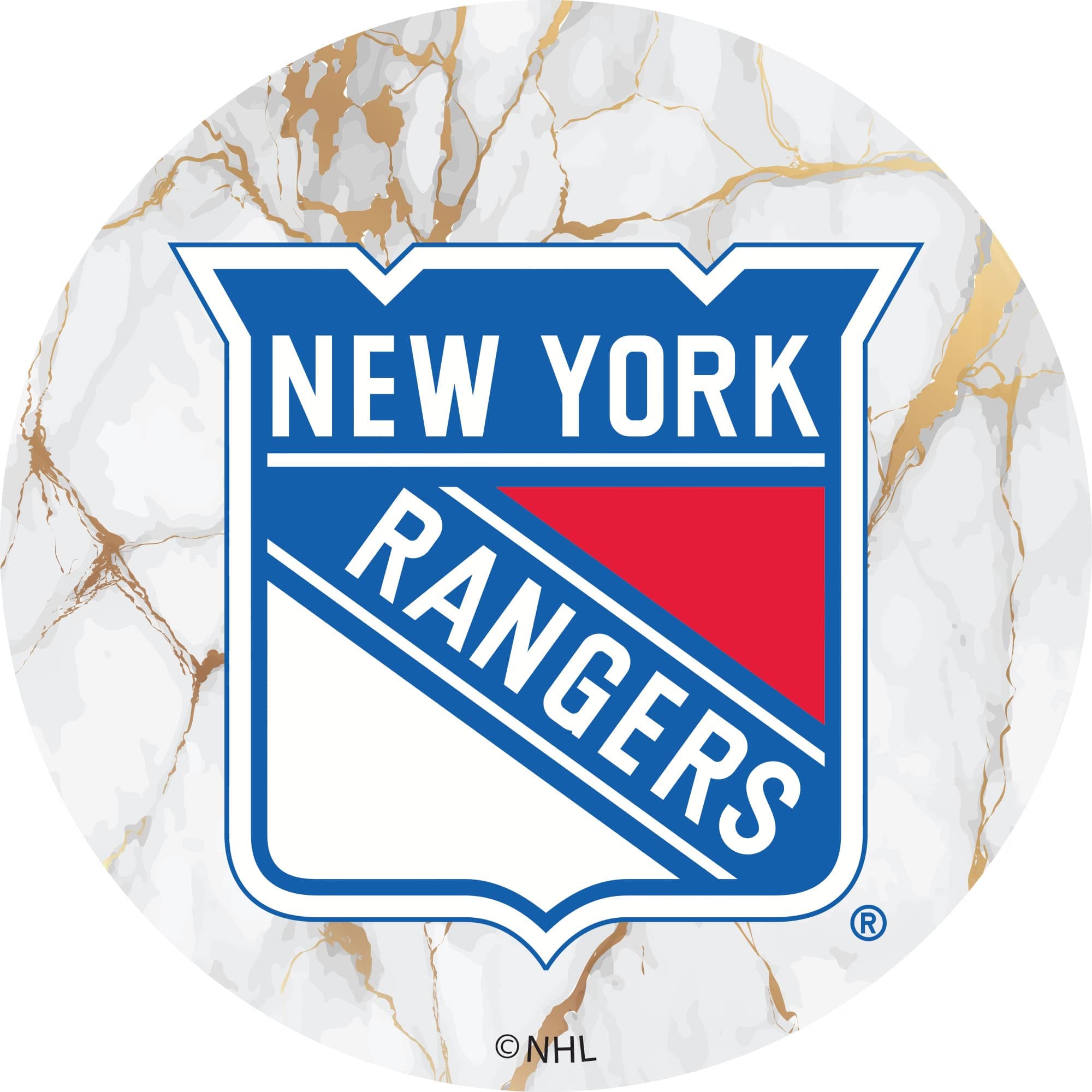 Fan Brander NHL PopSocket PopGrip with White Marble Design