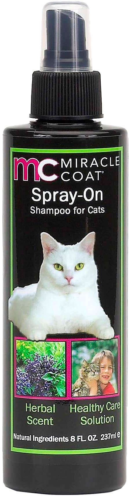Miracle Coat Spray-On Shampoo for Cats 8 oz.