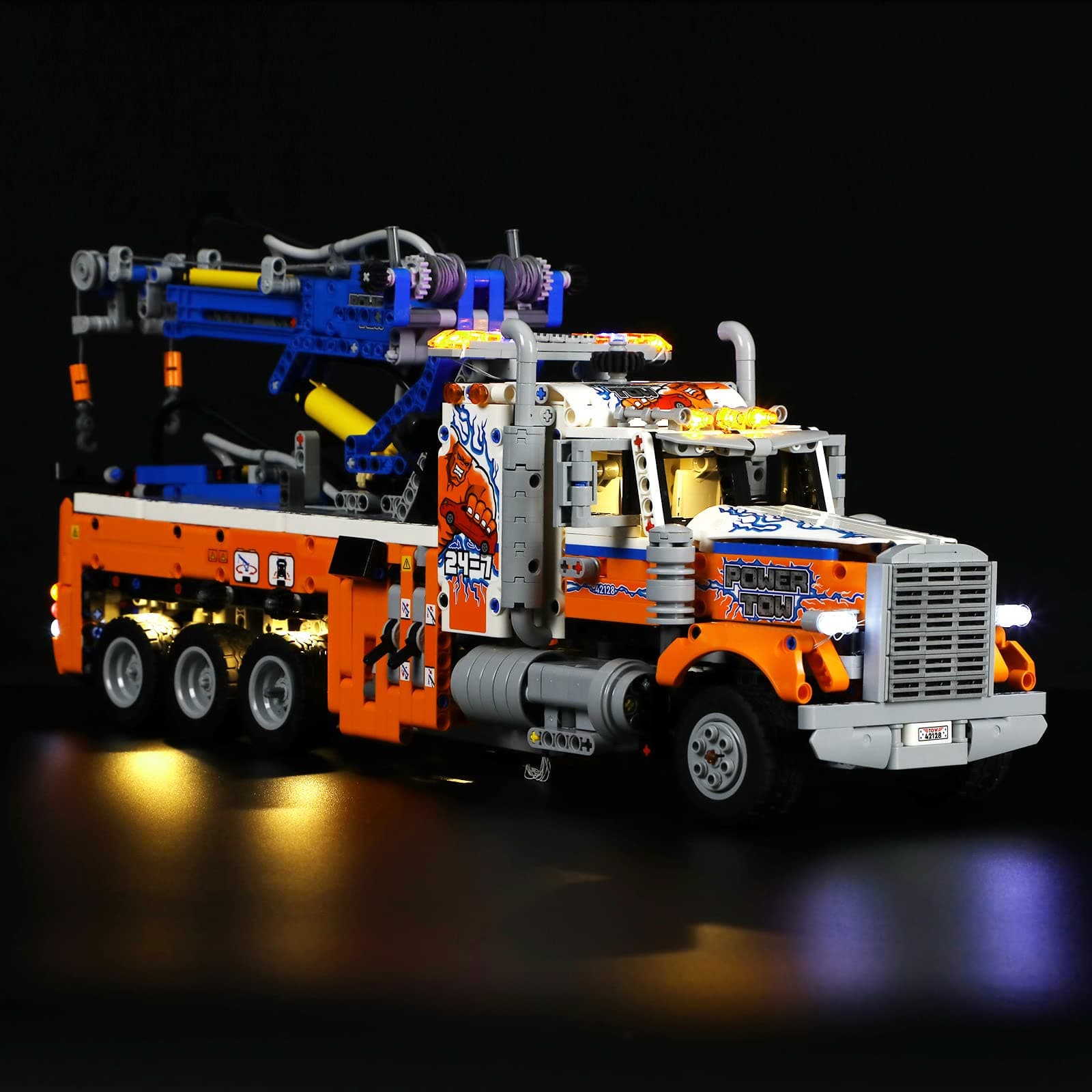 LIGHTAILING Led Light Compatible with Lego 42128 Technic Heavy-Duty Tow Truck Building Blocks Model - NOT Included The Model Set