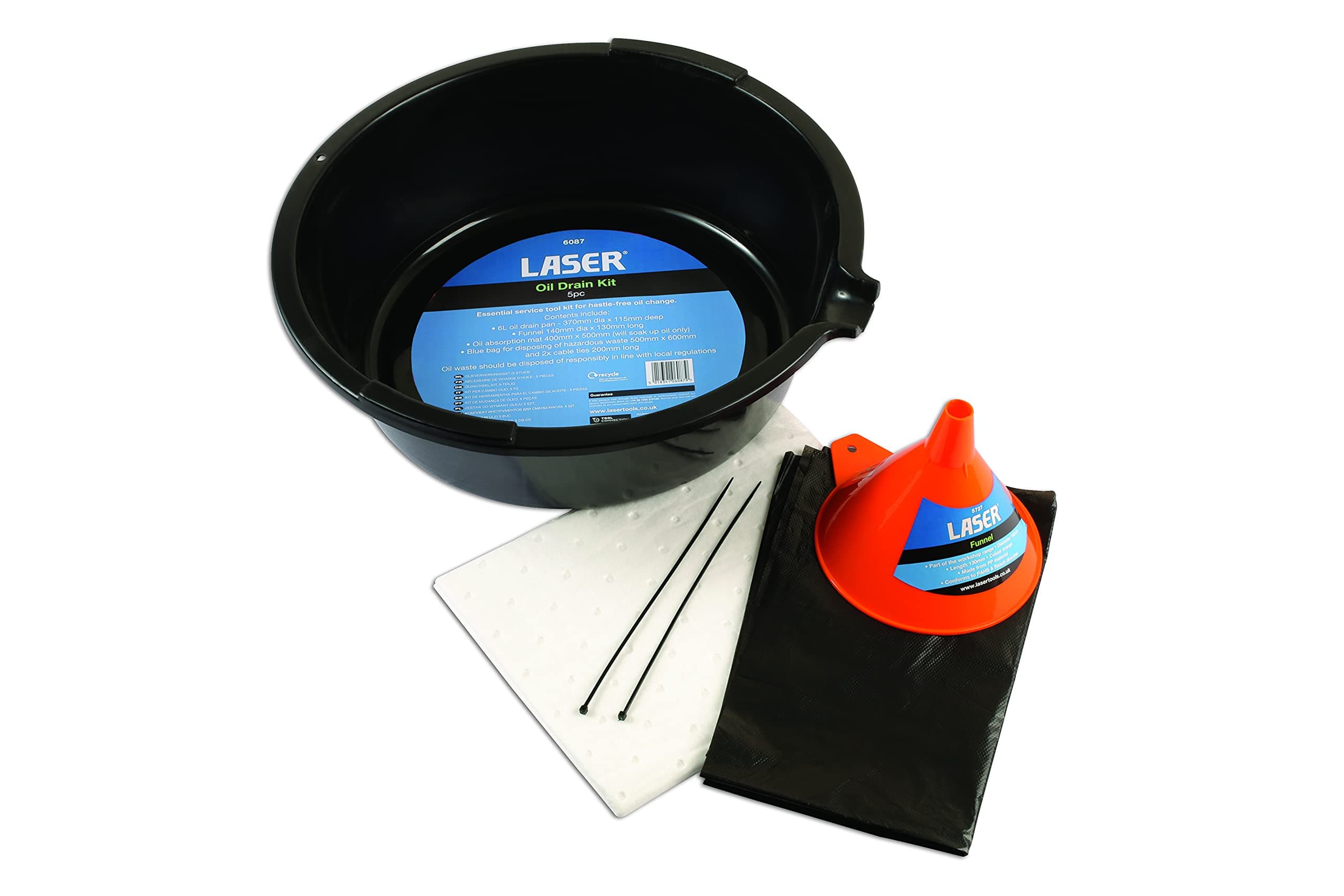 Laser 6087 Oil Change Kit 5pc