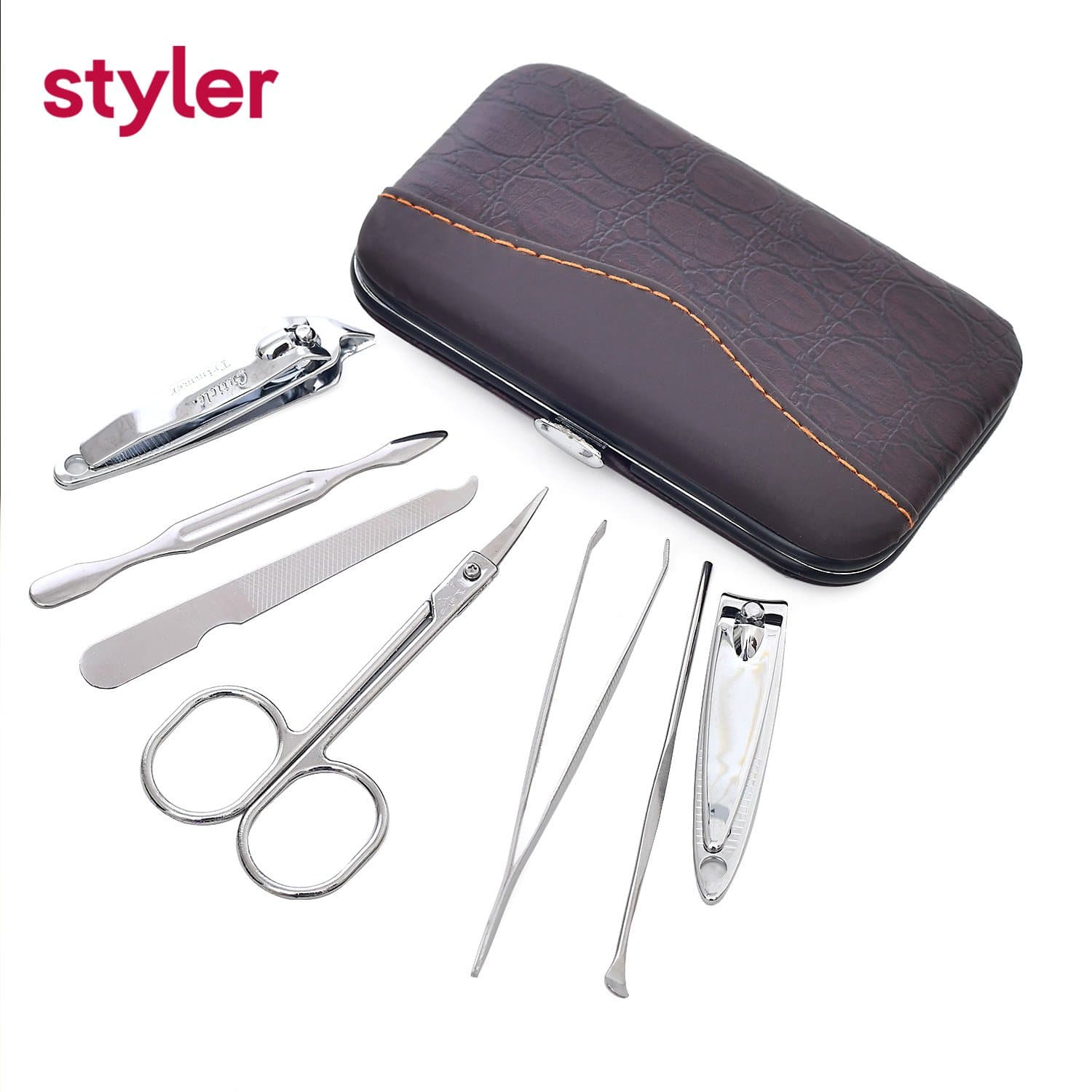 Spanking Folding Manicure Kit Set, 7 Pieces