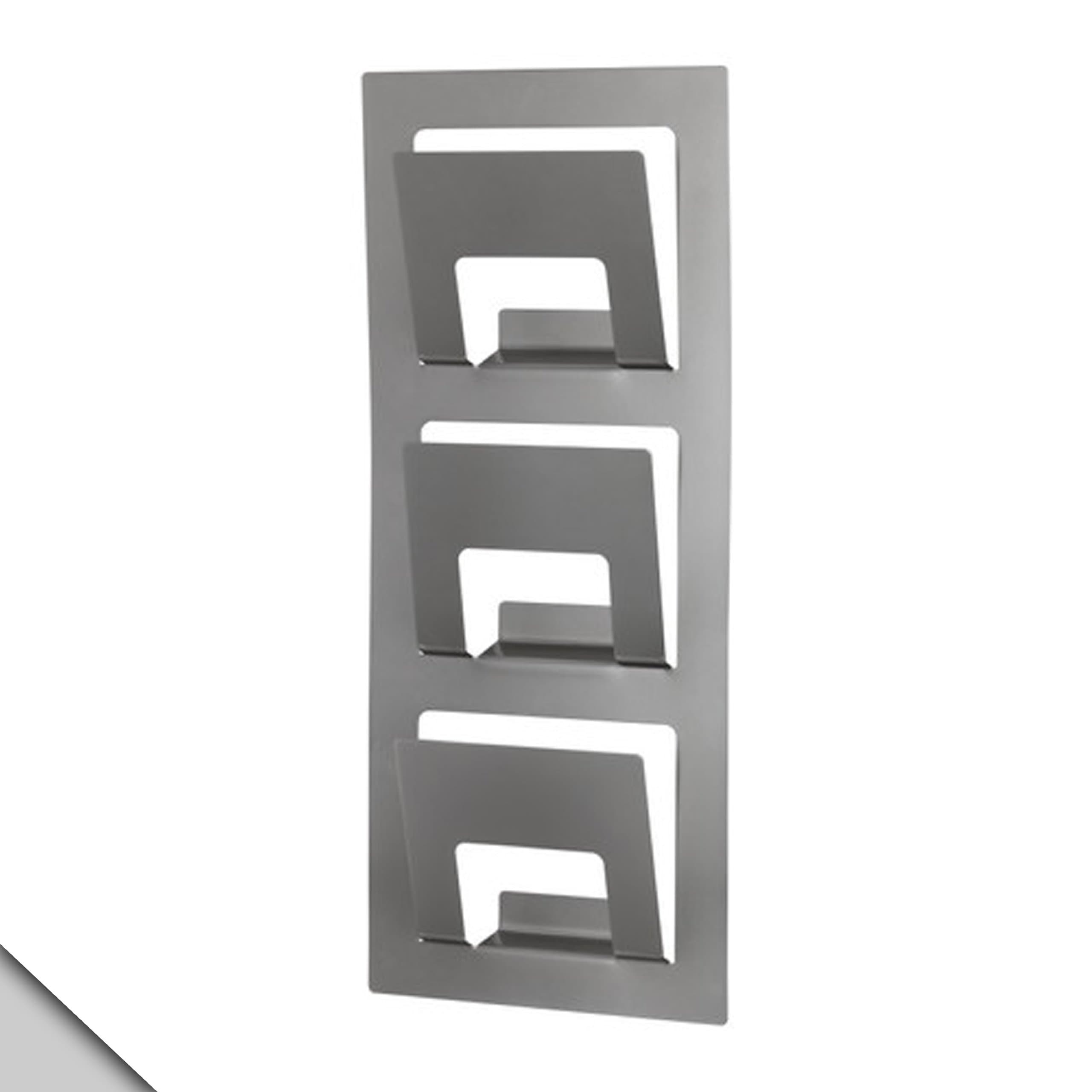 2 Ikea Spontan Silver Magazine Racks Holders