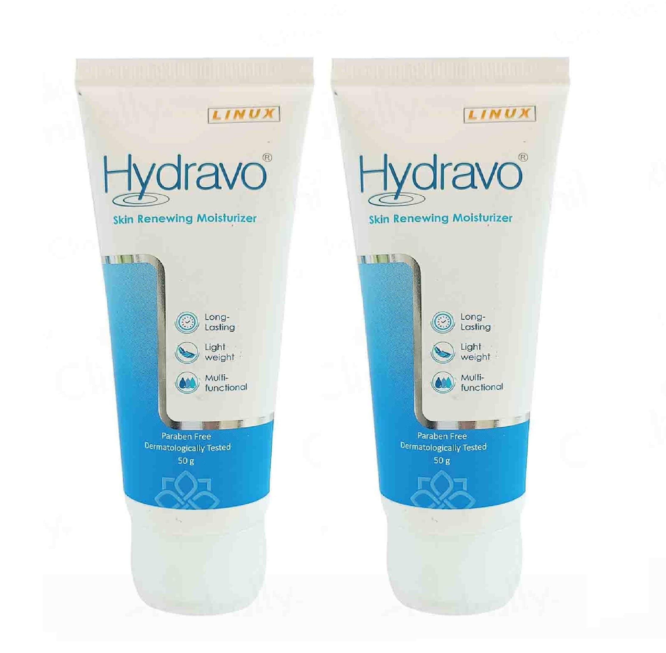 Hydravo Renewing moisturizer (Pack of 2 * 50gm)