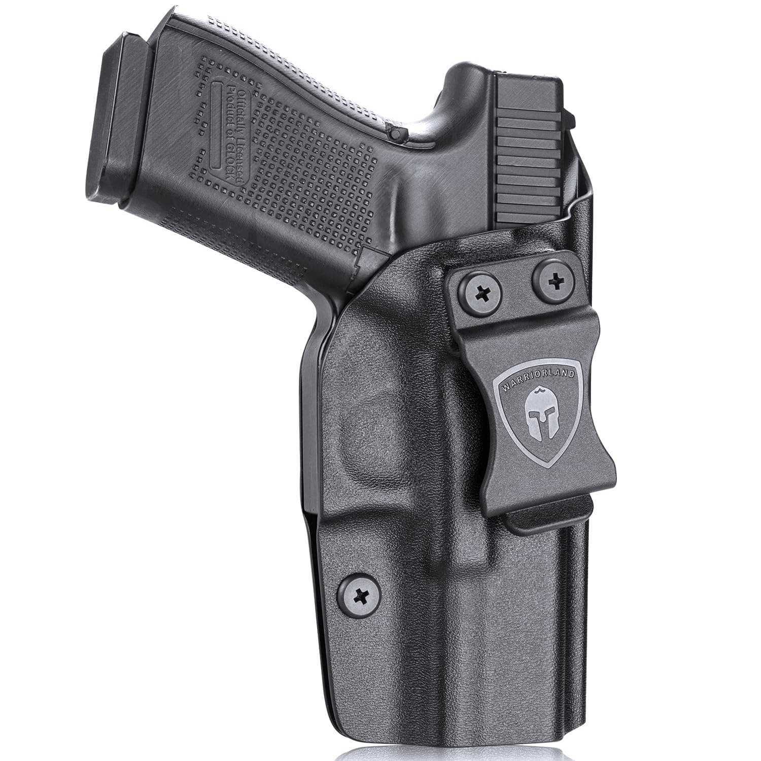 WARRIORLAND IWB Kydex Holster Compatible with Glock 17/19 Gen3-6 & 23/32 Gen3-4 & 19X/44/45 & Ruger RXM,Inside Waistband Concealed Carry, Adj. Cant & Retention, Right/Left Hand and Claw Options