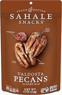 - Sahale Snacks Valdosta Pecans Glazed Mix, 4 Ounces (Pack of 6)
