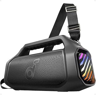 Boom 2 Plus Portable Speaker By Anker, 140W, 2+2 Channel, BassUp 2.0, 20H Playtime, Fast Charge, IPX7 Waterproof, RGB Lights, Power Bank, Bluetooth 5.3, Outdoor Speakers, Camping, Beach