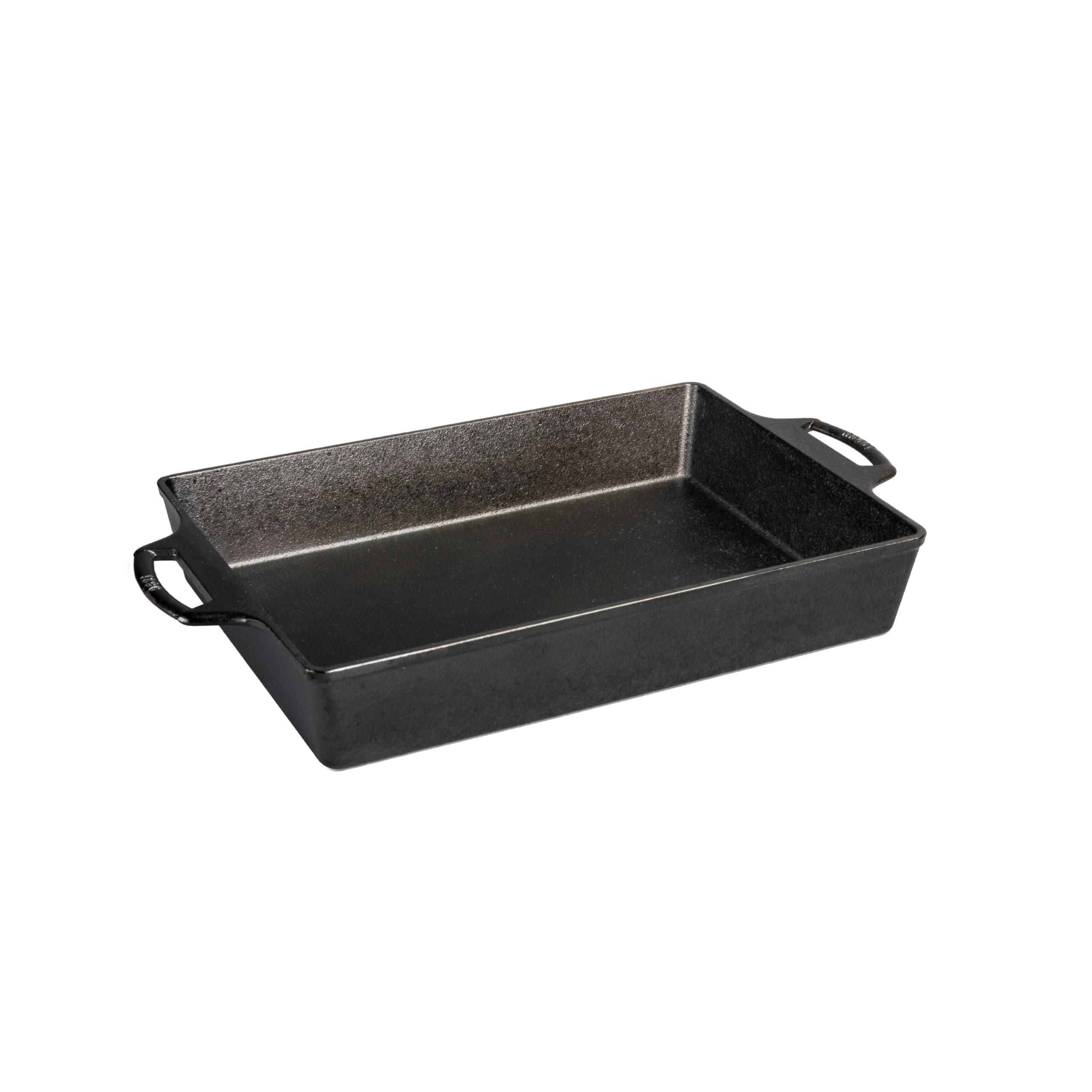 9"x13" Cast Iron Casserole, Black