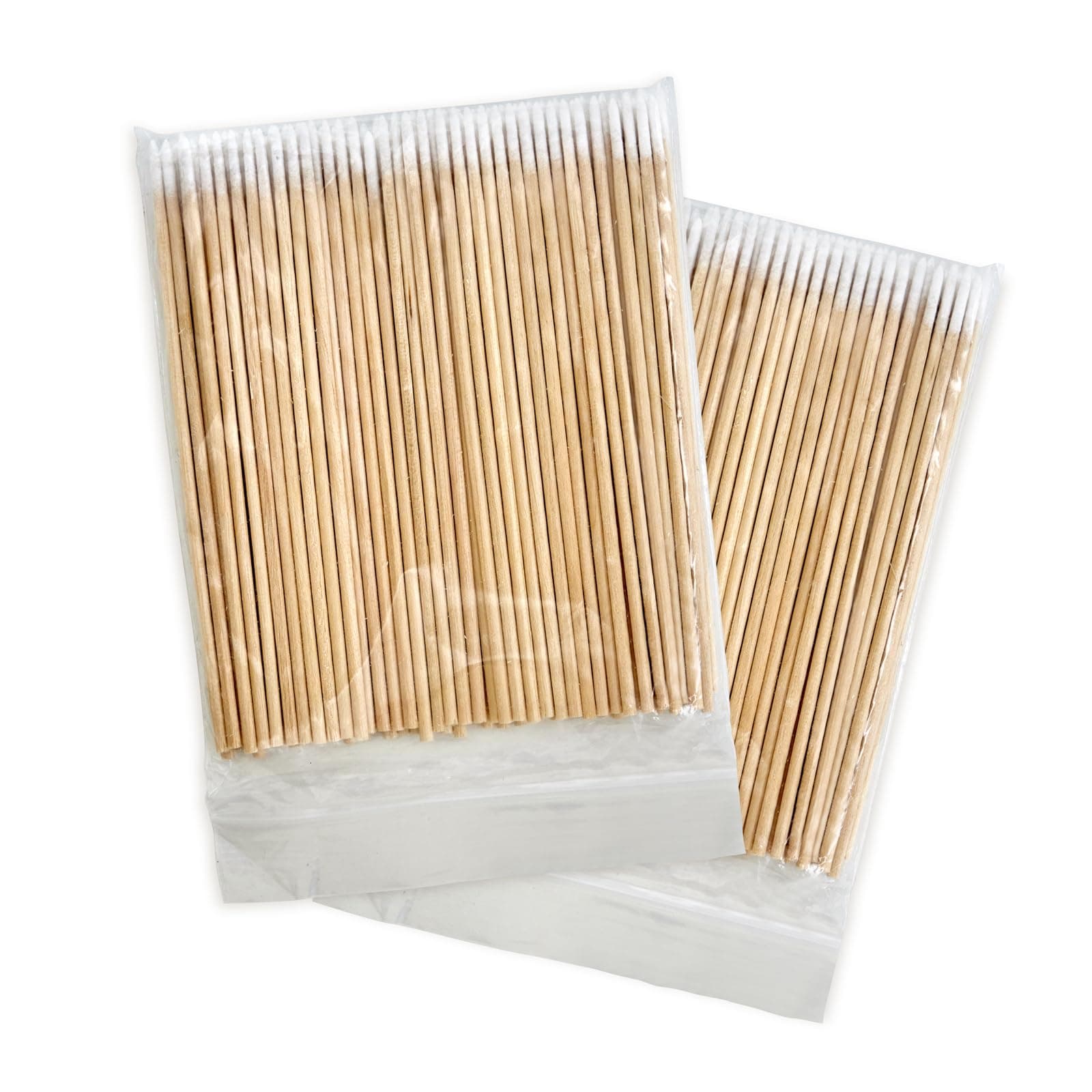 200PCS Pointed Cotton Swabs - 4 inch Microblading Precision Tip Cotton Swabs with Wooden Sticks - for Makeup, Tattoo Permanent Supplies