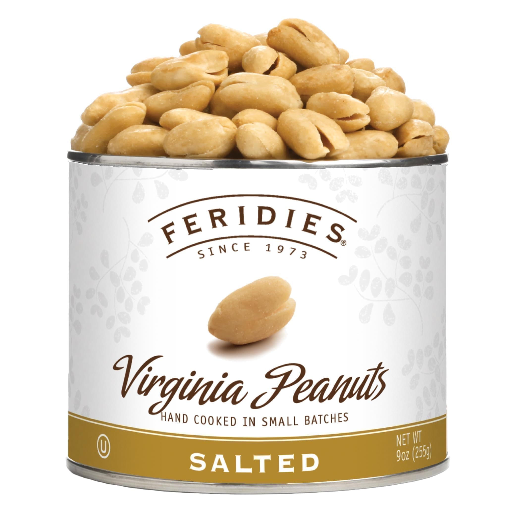 Extra Large Salted Virginia Peanuts 9 oz Can