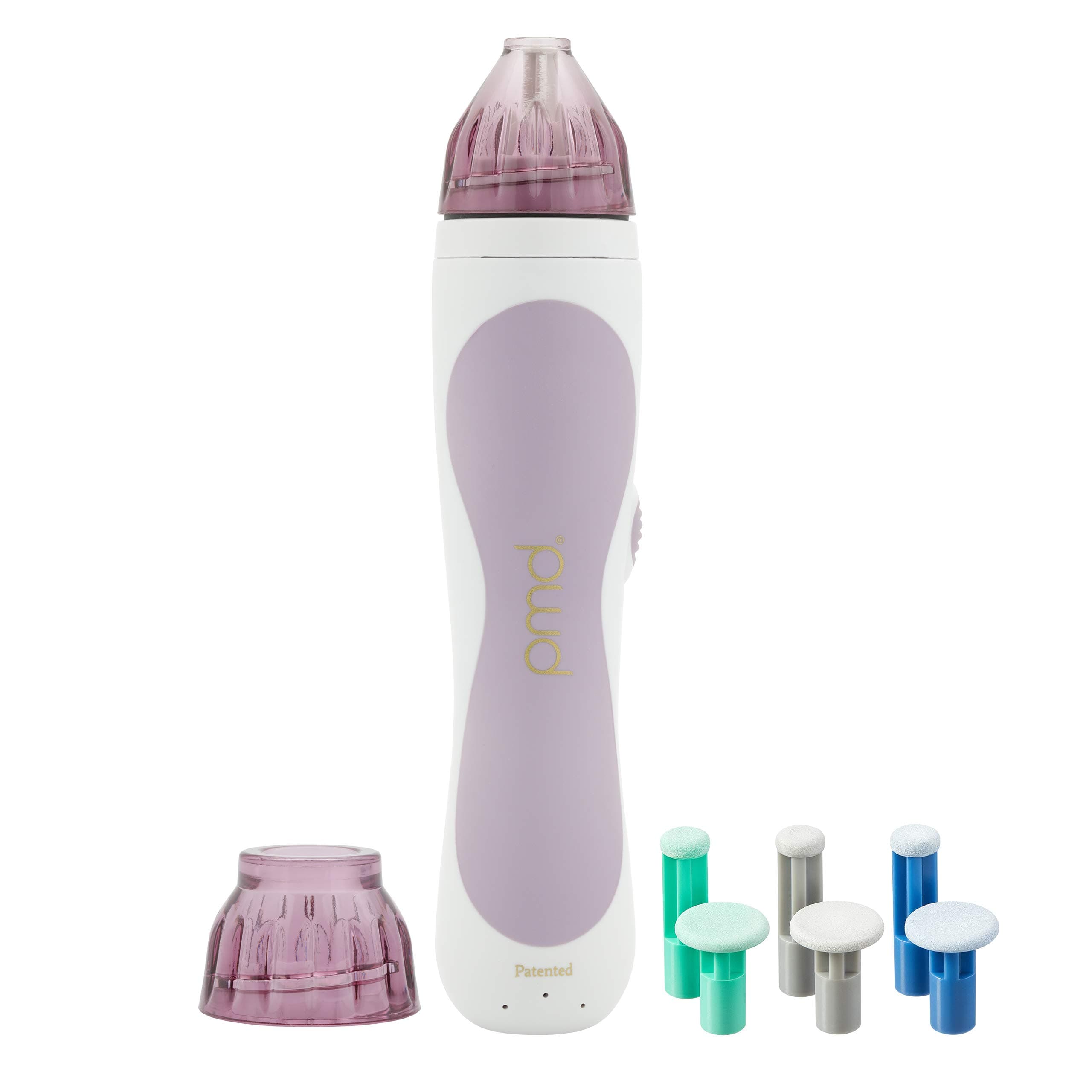 Pmd Personal Microderm Classic At-Home Microdermabrasion Machine With Kit For Face & Body - Grey, Purple