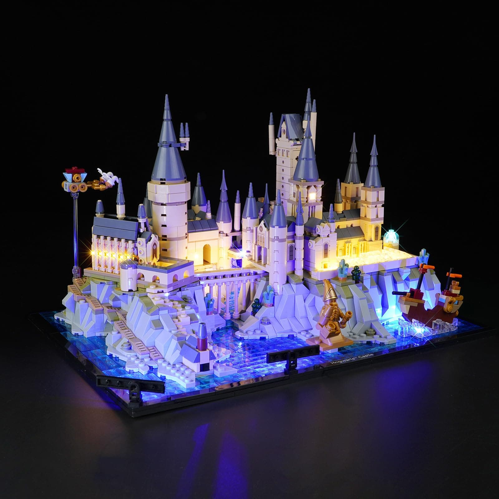 LED Lighting Kit for Hogwarts Castle and Grounds, Compatible with Lego 76419 Building Block Models