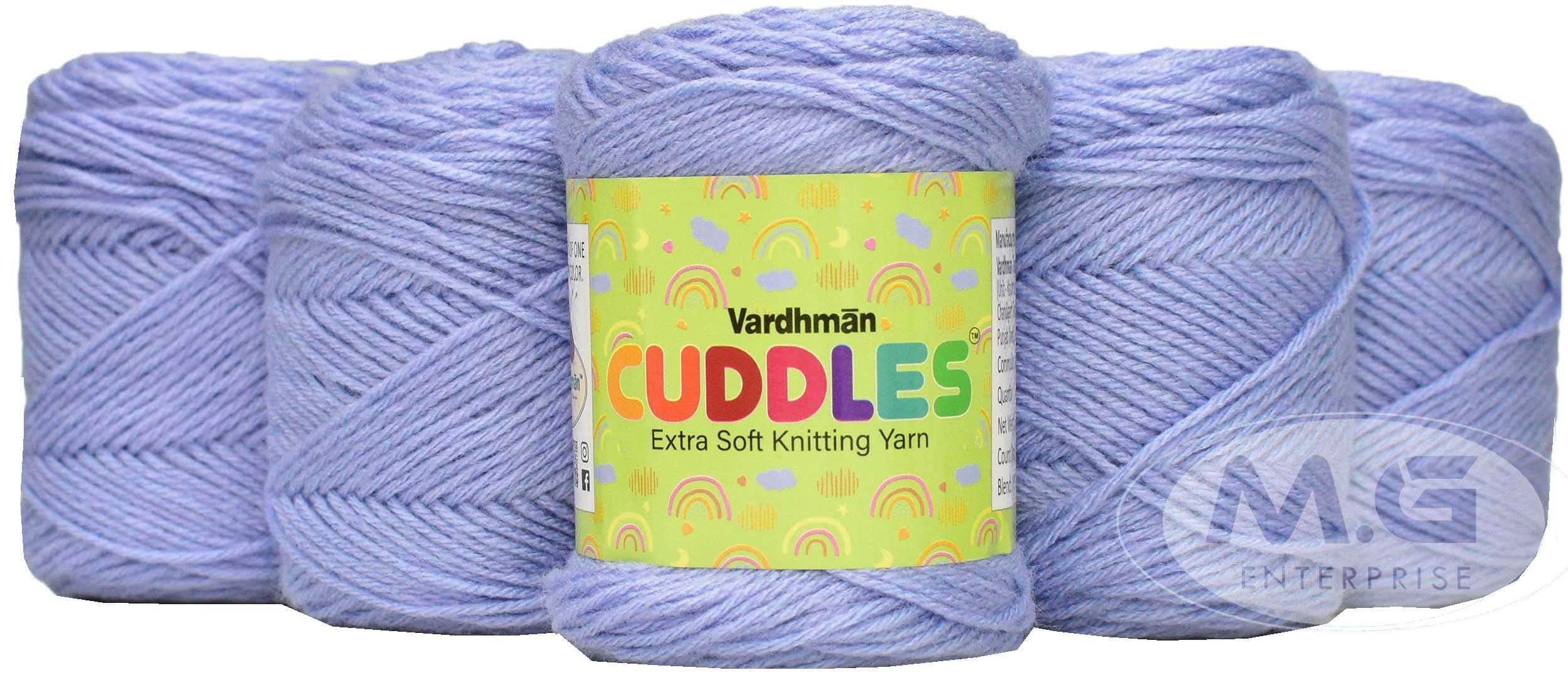 Vard Hman 100% Acrylic Wool Iris 3 PC Baby Wool Ball Hand Knitting Wool/Art Craft Soft Fingering Crochet Hook Yarn-Y Art-ADDB