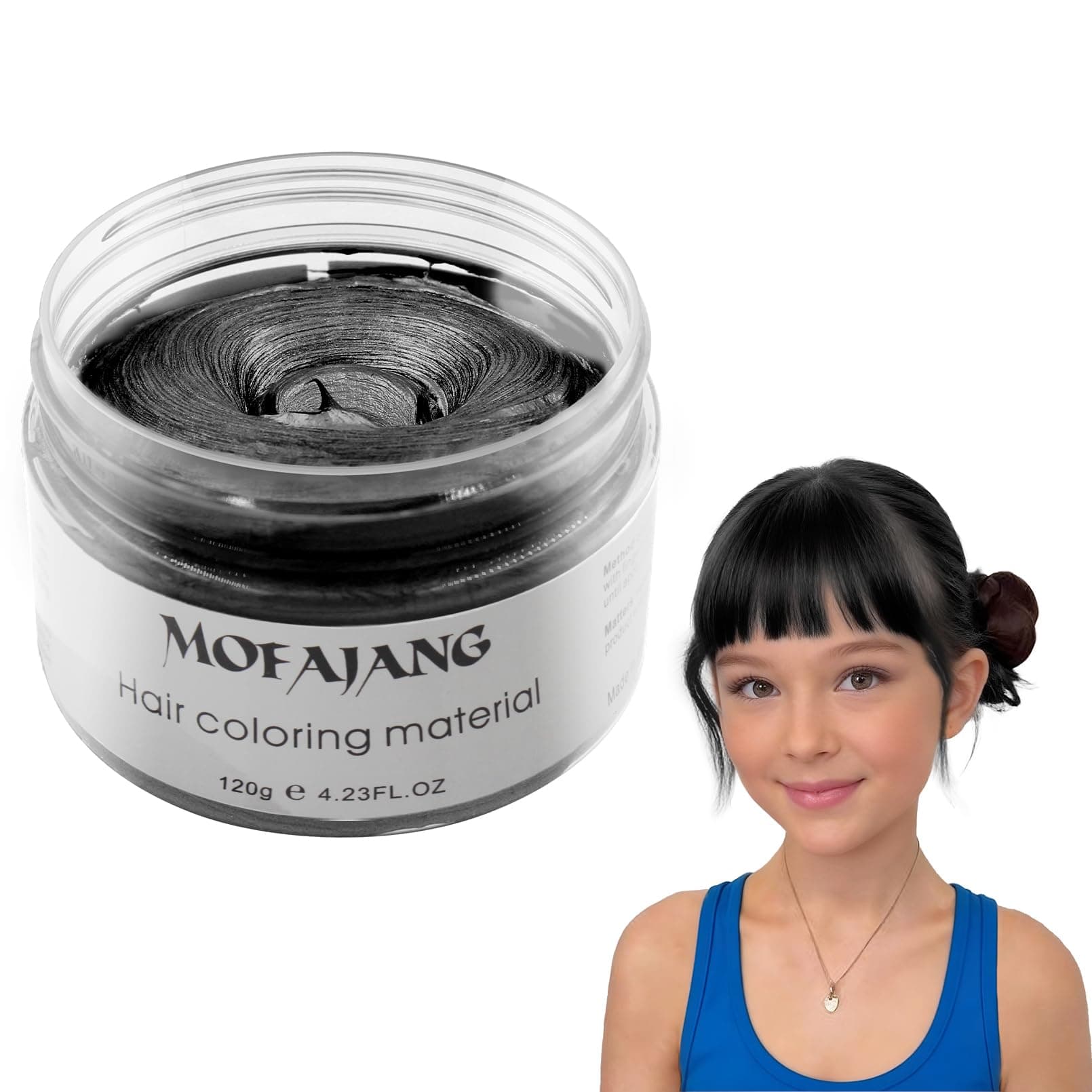 Black Hair Dye Wax