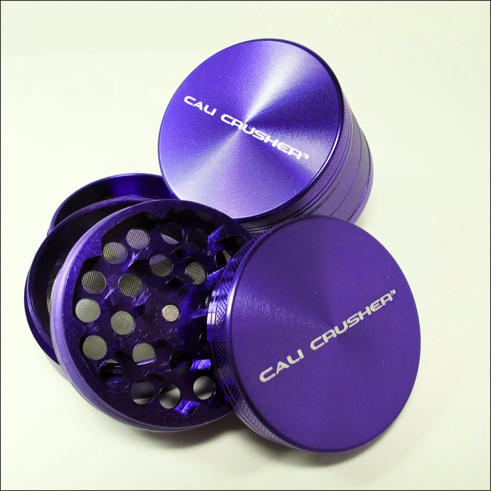 Cali Crusher 4 Piece Herb Grinder Purple