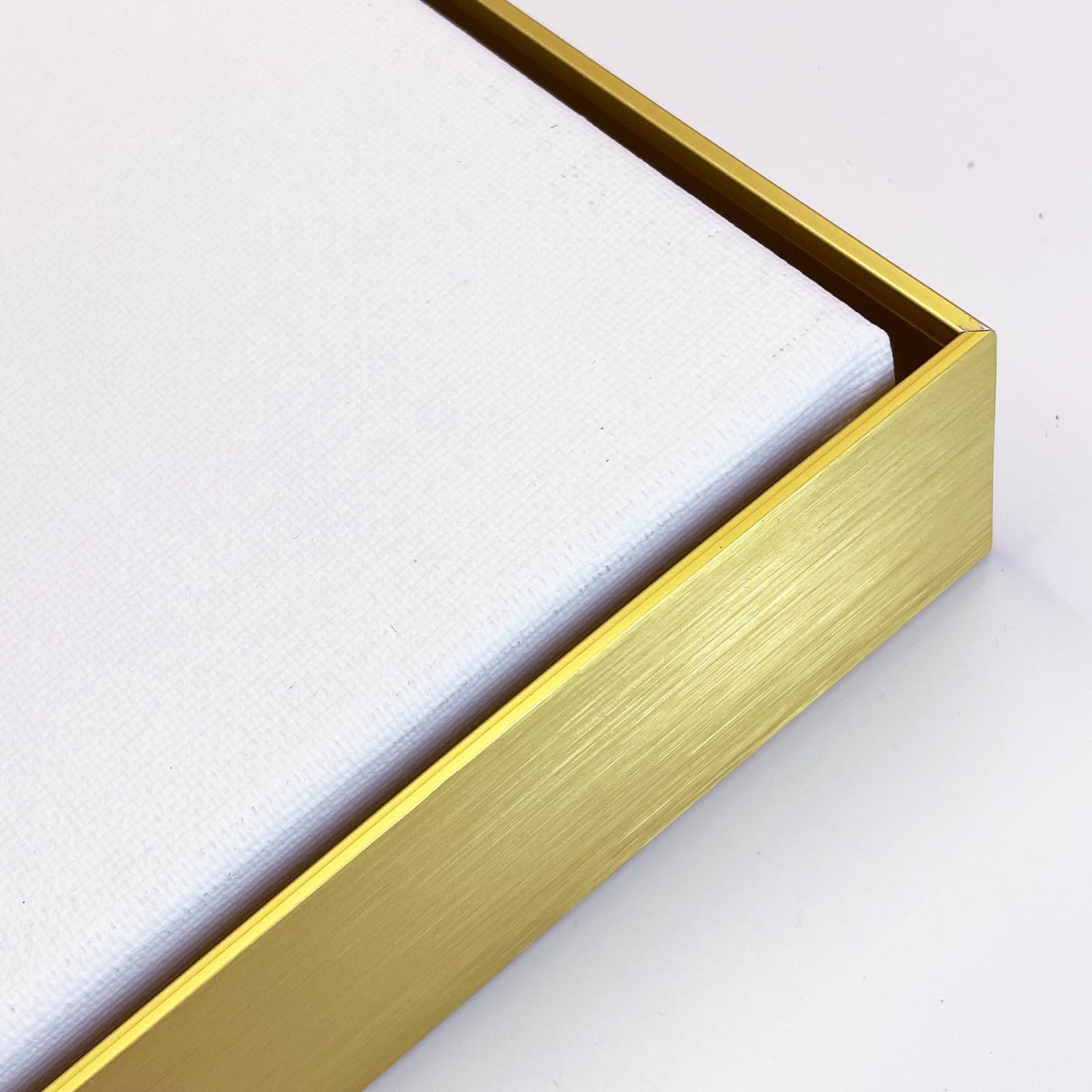 Floating Frame for 48x60 Canvas Paintings Prints, 1.5” Deep DIY Metal Floater Frame for Portrait Landscape Oil Paintings Art Show Gallery Wall Home Office Living Room Decor (Gold)