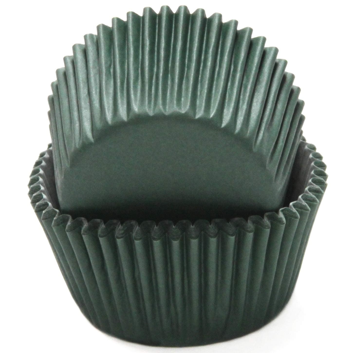 Classic Cupcake Liners, 50 Count, Dark Green