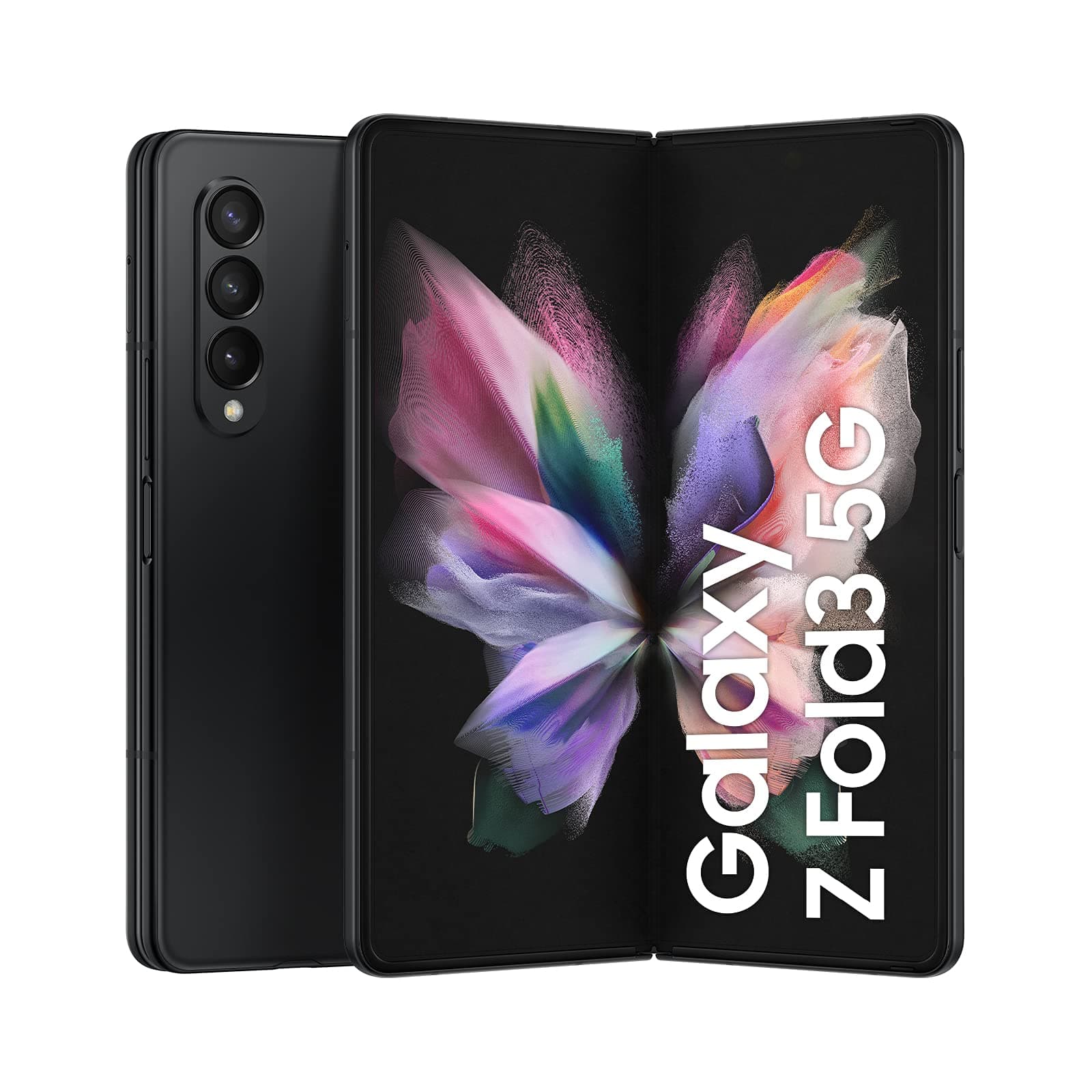 Samsung Galaxy Z Fold3 5G Mobile Phone SIM Free Android Folding Smartphone 256GB Phantom Black (Renewed)