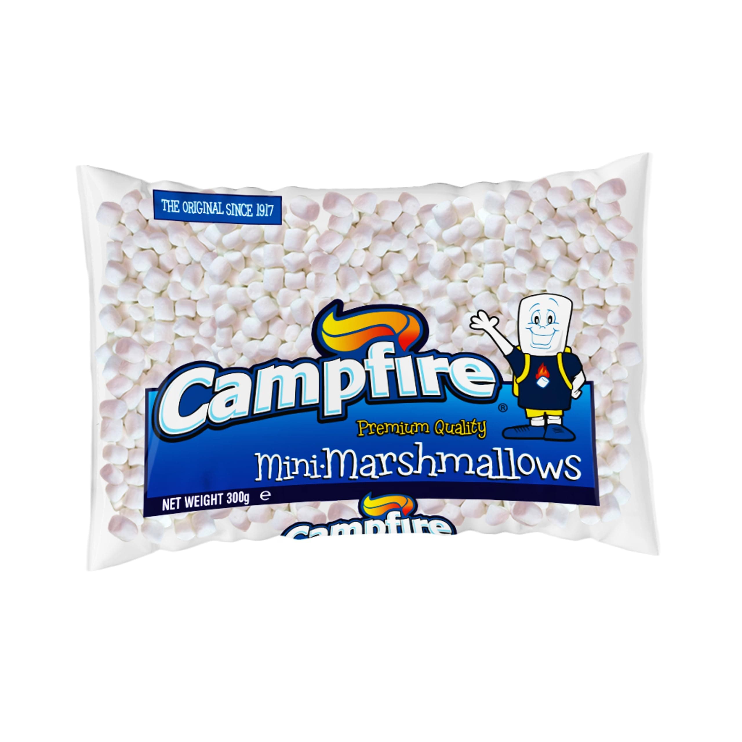 Premium Quality Mini-Marshmallows, 10.58 oz ℮ 300 g أعواد الخطمي الصغيرة عالية الجودة على شكل نار المخيم