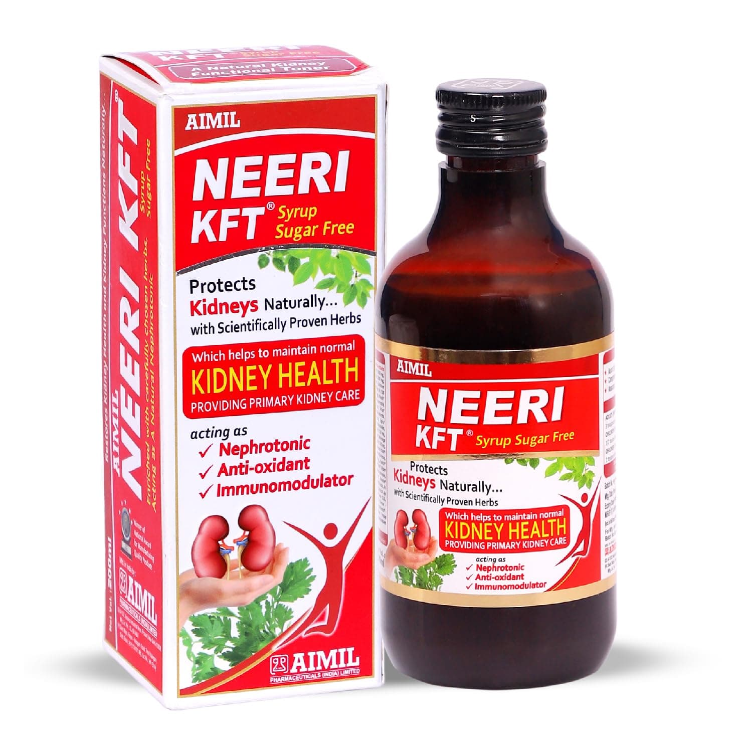 AIMIL Neeri Kft Sugar Free Liquid Syrup-200 Ml (Pack of 1)