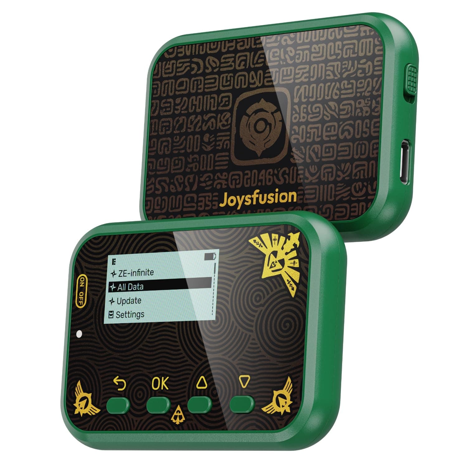 Joysfusion NFC Emulator, Store 3000 NFC Data, Support Ulimited Scan, 1.2" Screen, Easy Button Controls, Rechargeable for Endless Play, Compatible with 50+ Games