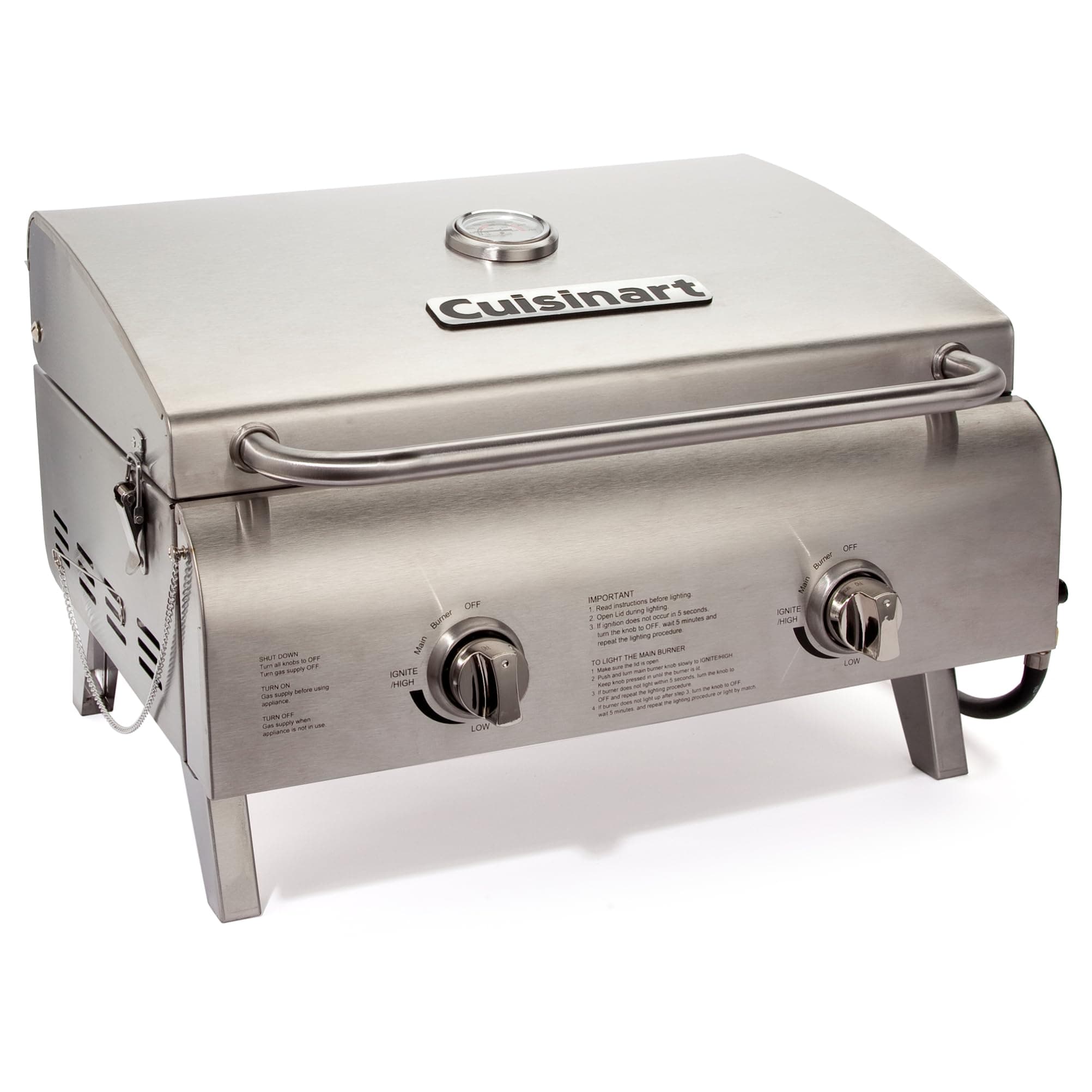 CGG-306 Chef's Style Stainless Tabletop Grill
